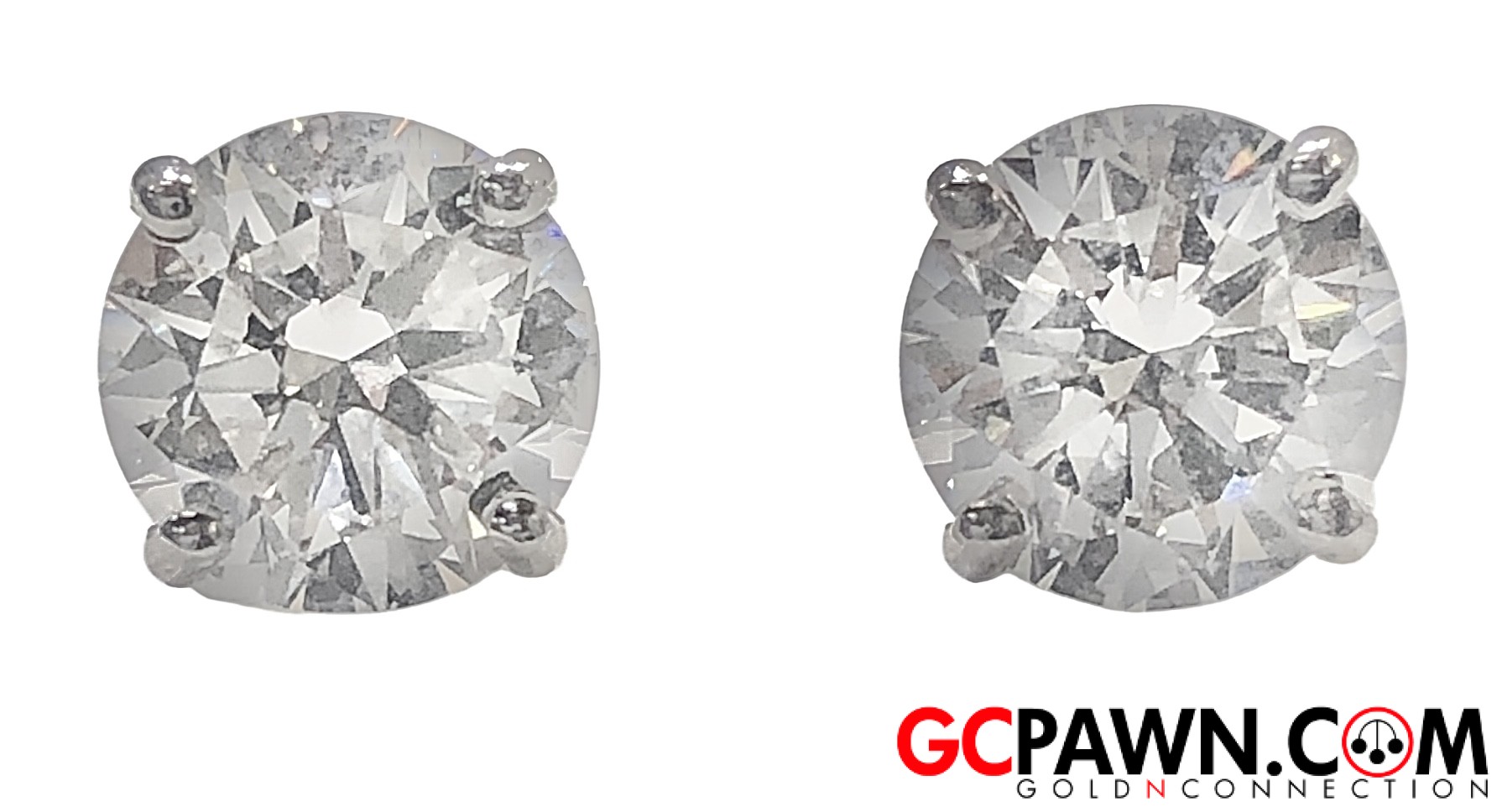 Women's Earrings .950 Platinum 