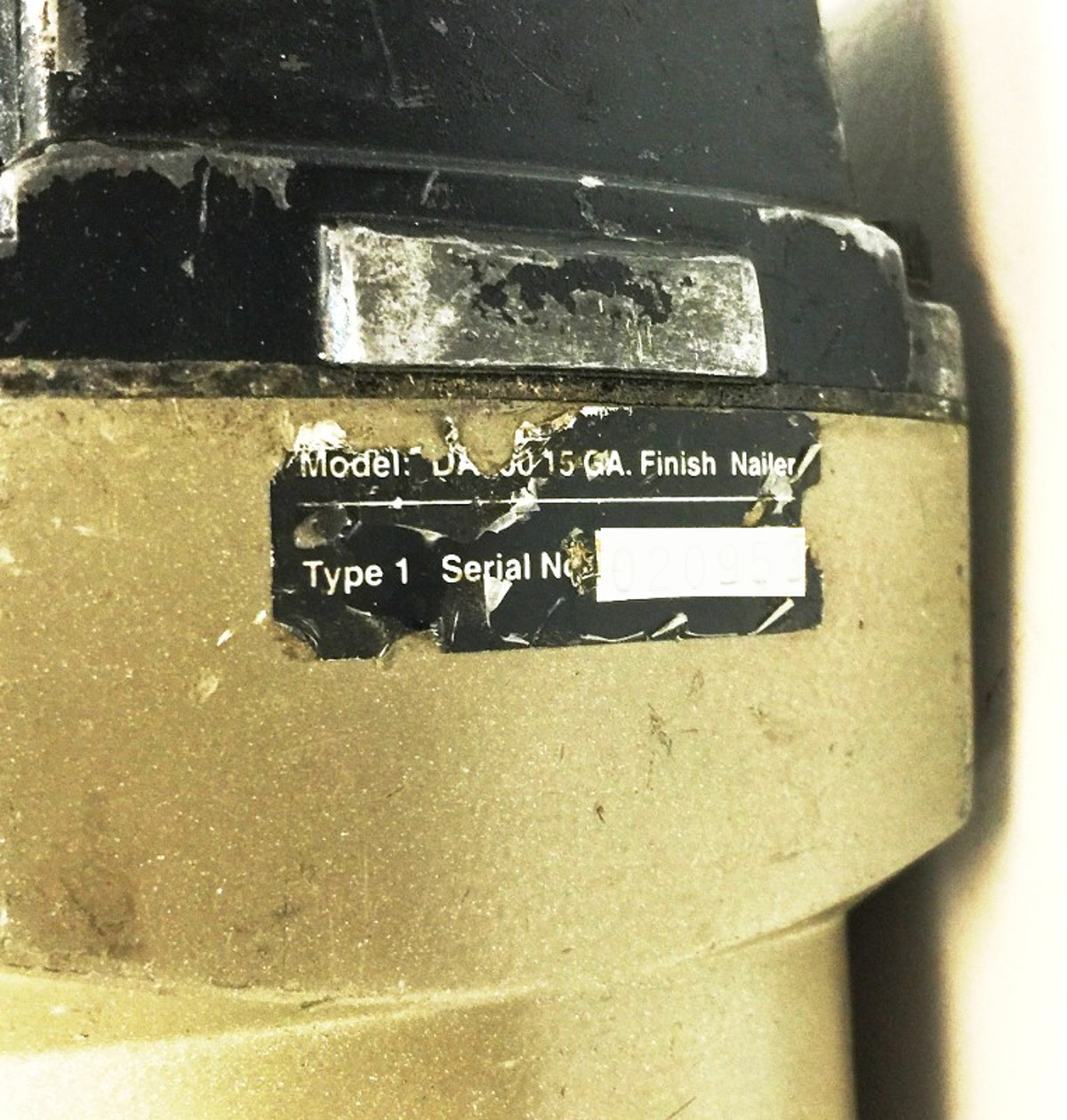 Porter Cable Air tool DA250