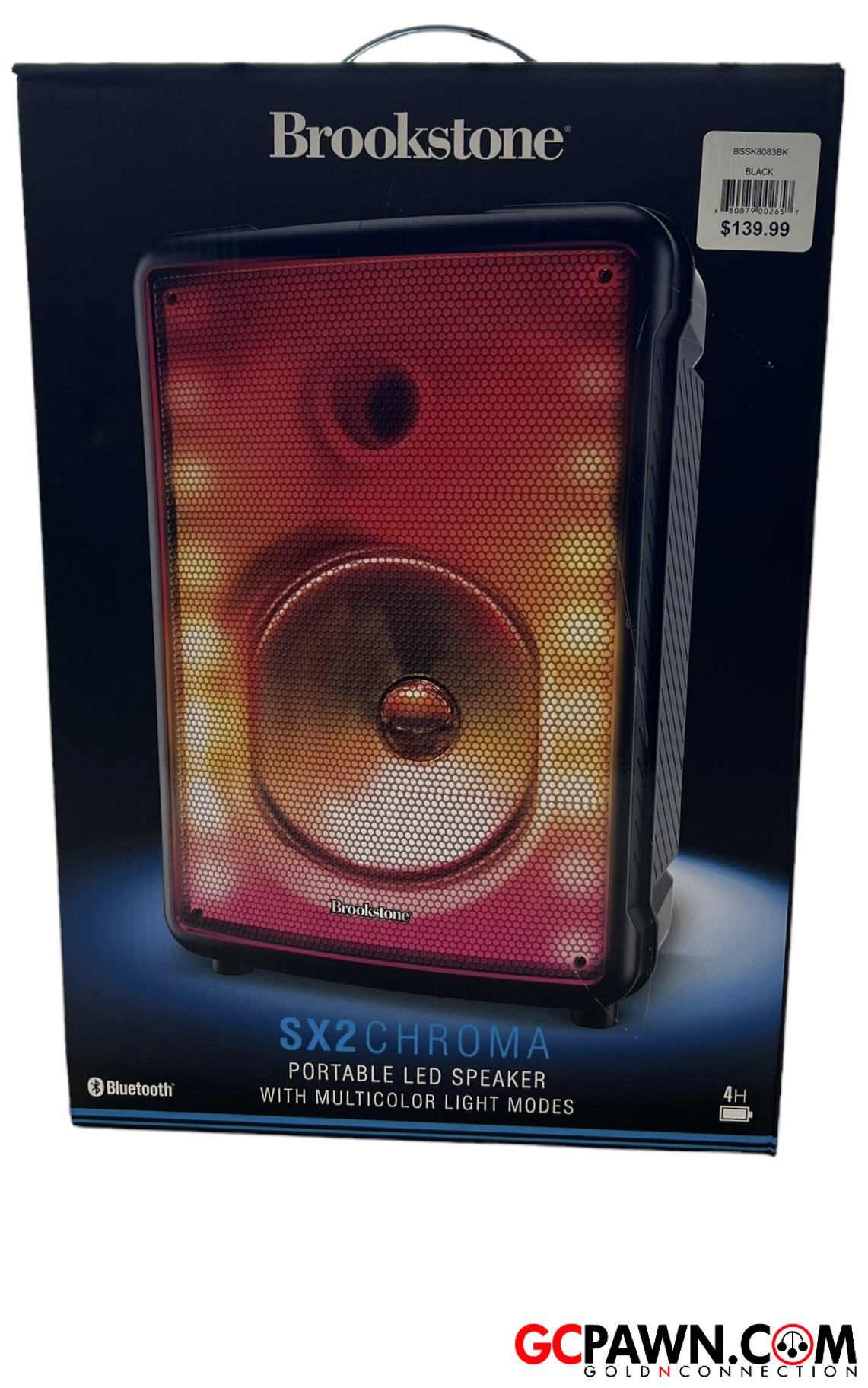 Brookstone Bluetooth speaker SX2 Chroma