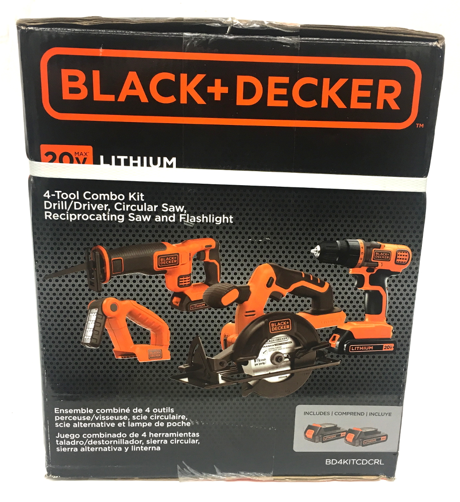 Black + Decker 4-Tool Combo Kit