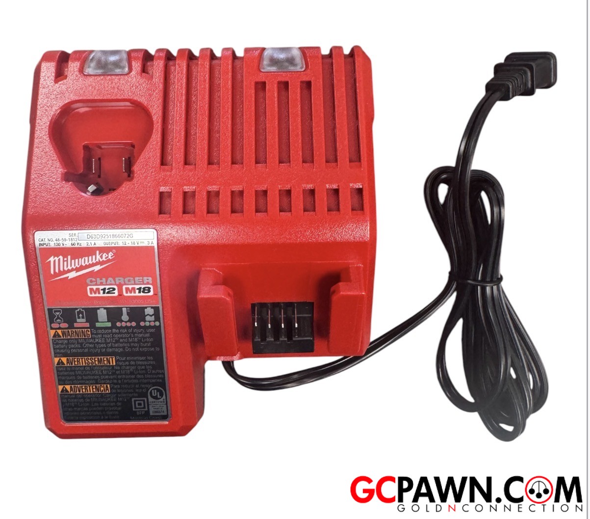 View product details for Milwaukee - Cordless hand tools - 48-59-1812 - Charger M12 M18