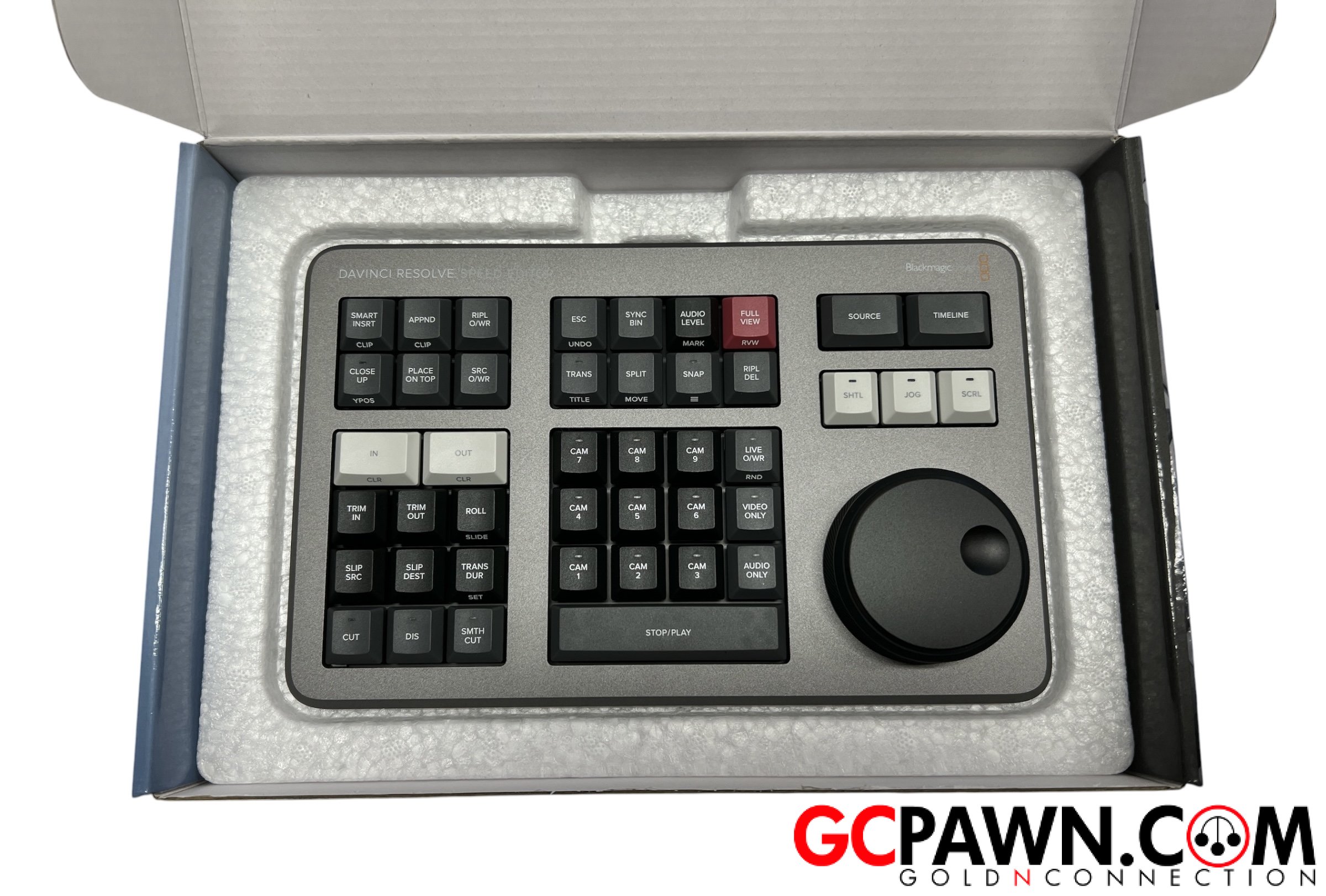 View product details for BlackMagic Design - MIDI Interface - DaVinci Resolve - Speed Editor
