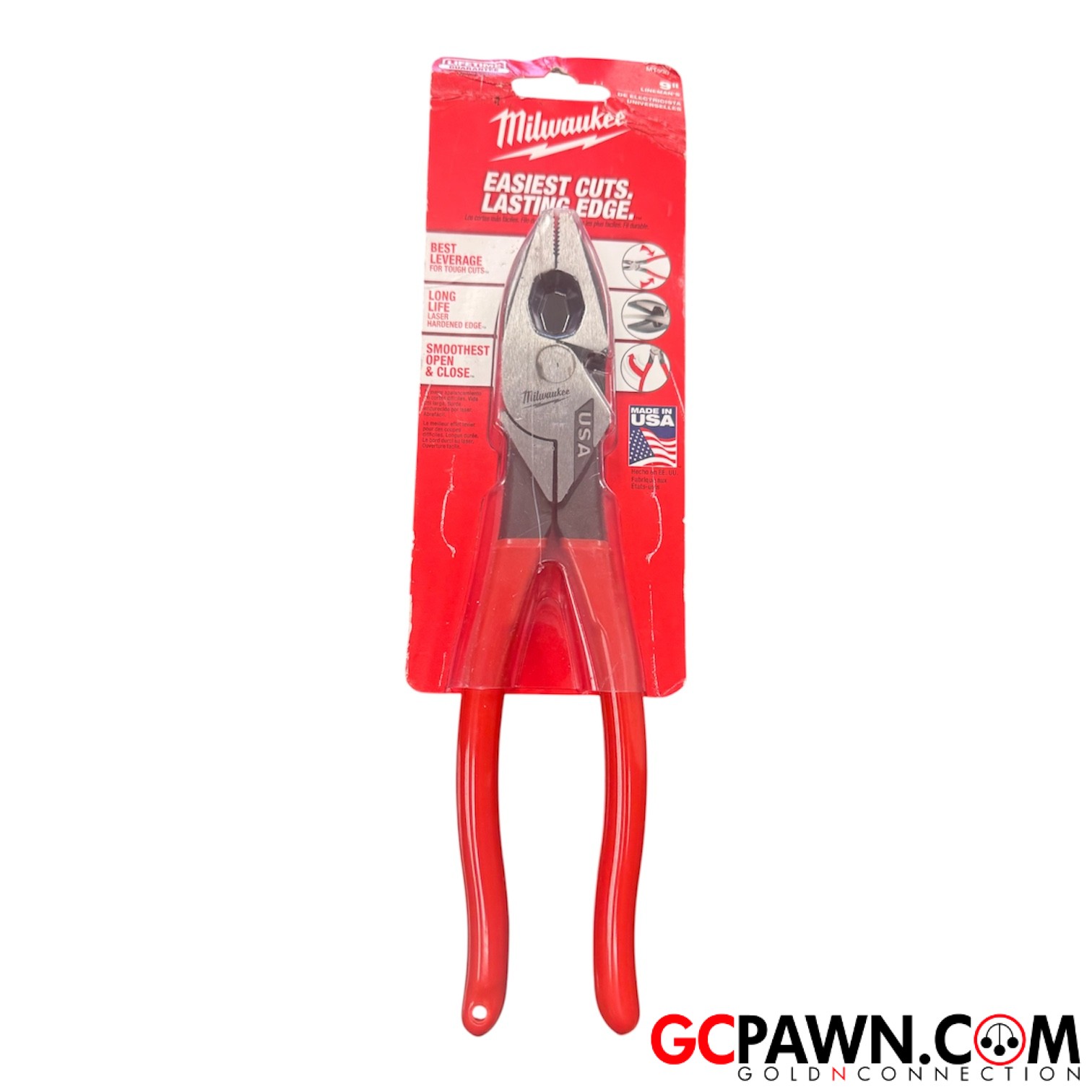 View product details for Milwaukee - Loose hand tools - MT500 - Lineman's Pliers
