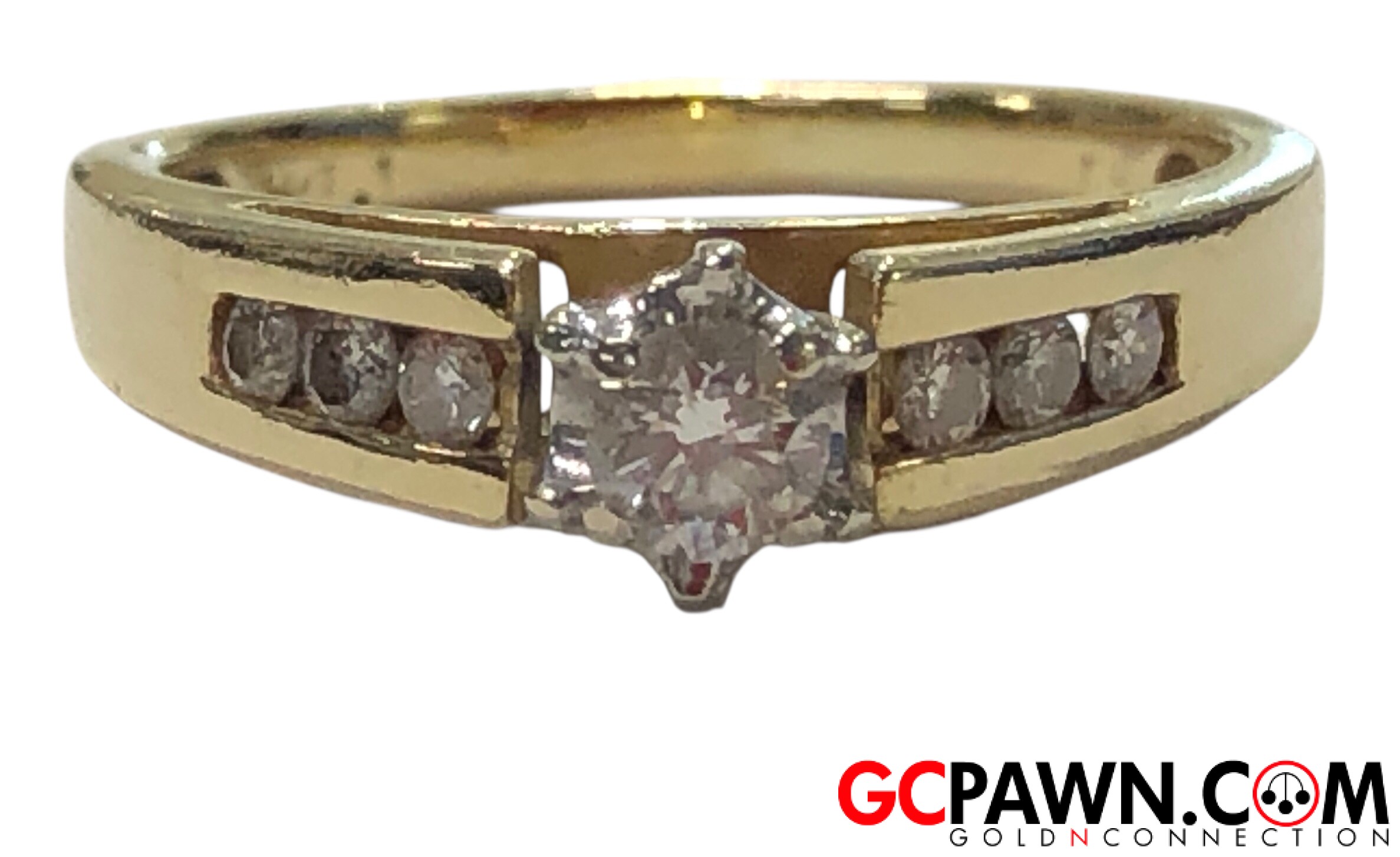 Women's Wedding set 14kt Yellow Gold-img-3