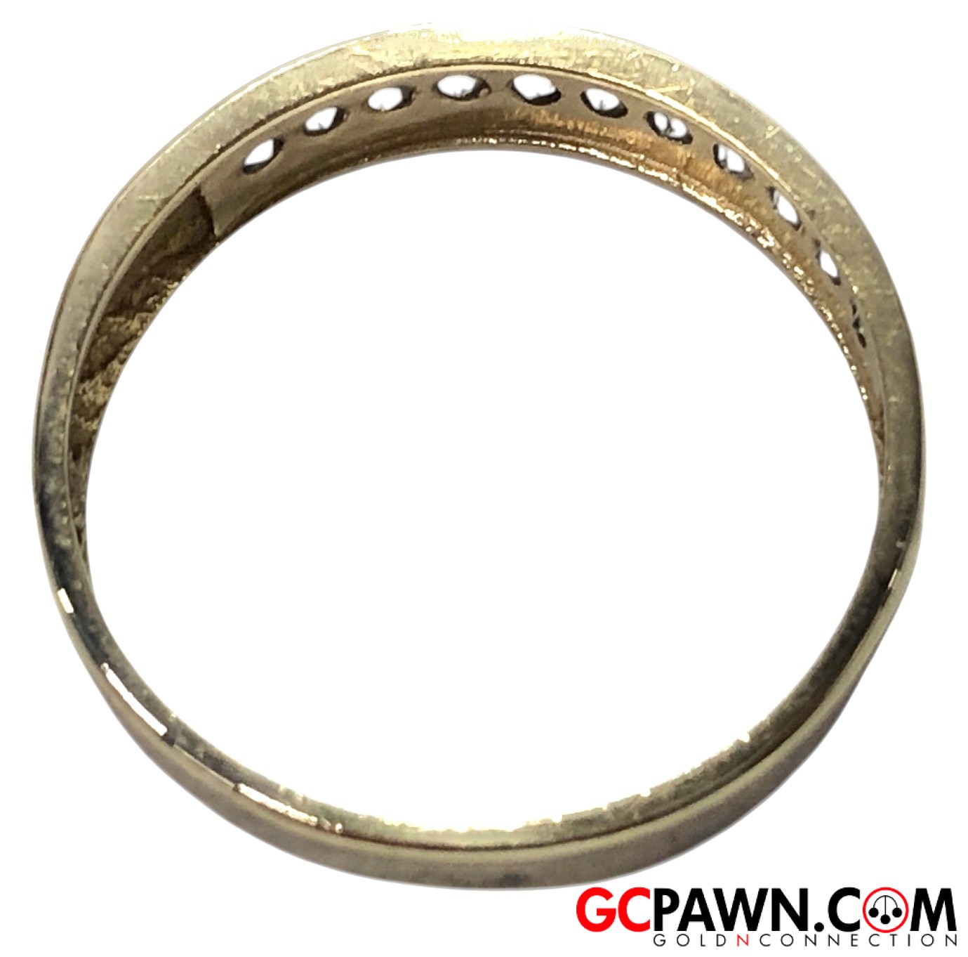 Unisex Wedding band 14kt Yellow Gold-img-2
