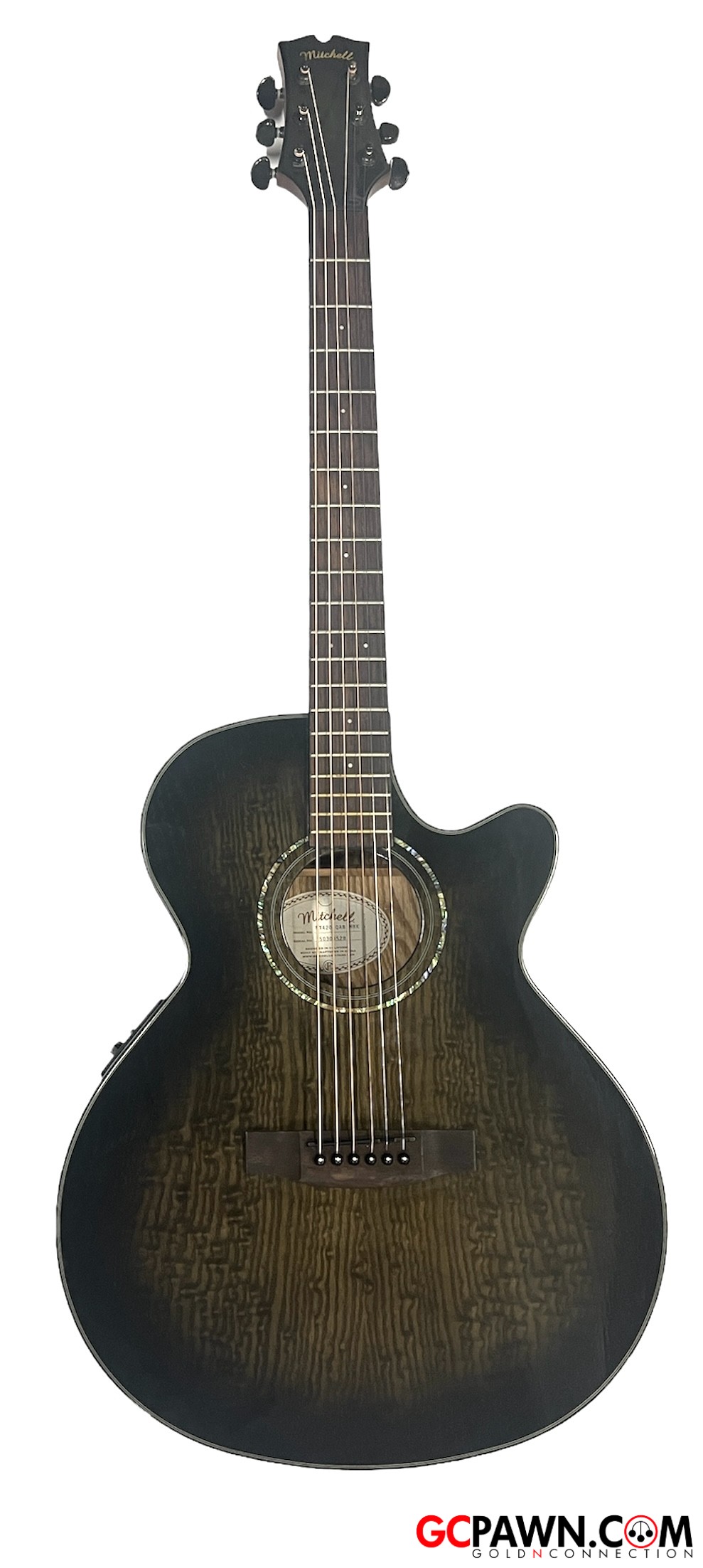 Mitchell MX420 QAB MBK Guitar - Acoustic electric-img-3