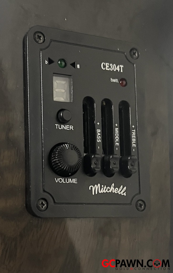 Mitchell MX420 QAB MBK Guitar - Acoustic electric-img-4