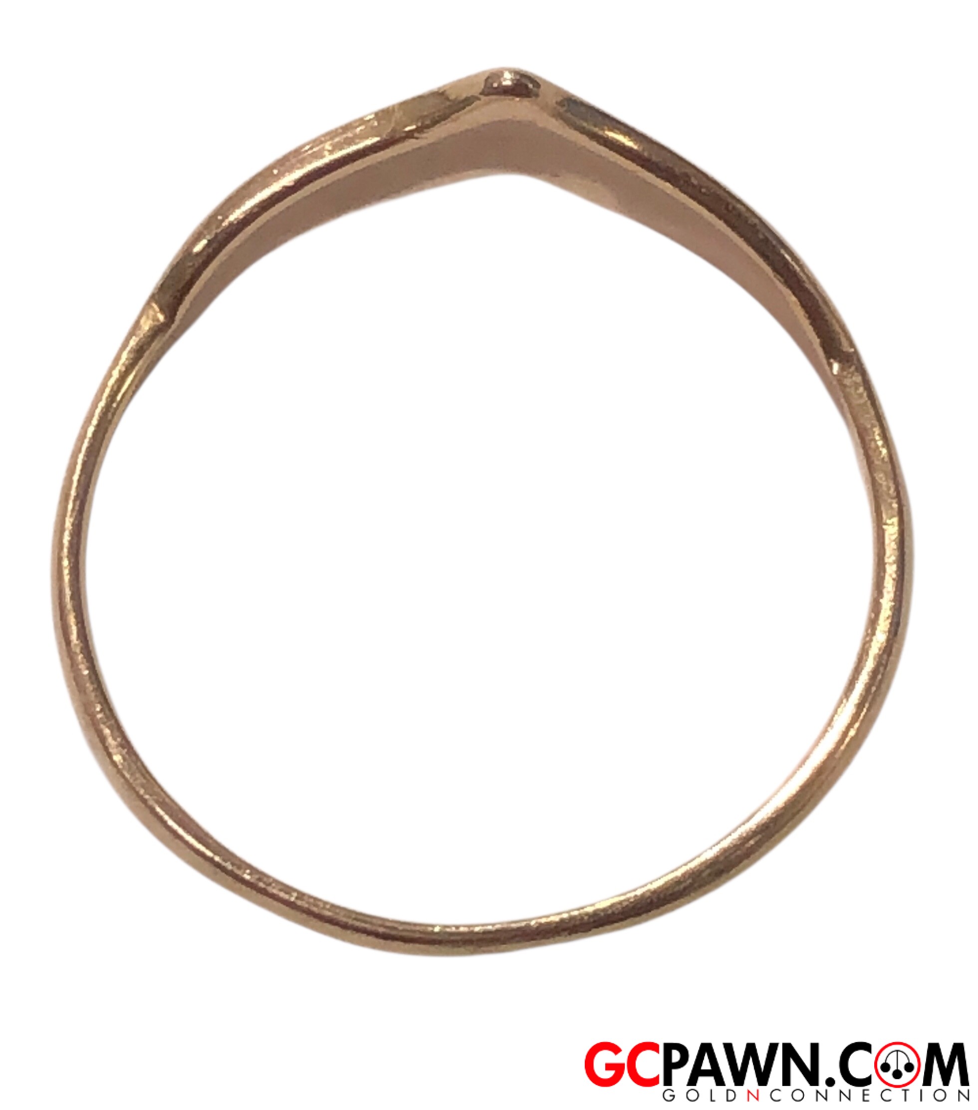 Women's Wedding band 14kt Rose Gold-img-3