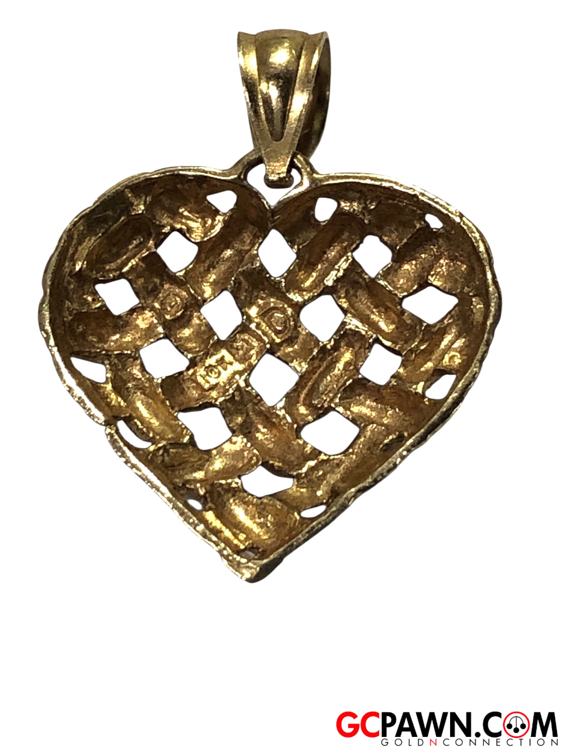 Unisex Pendant 10kt Yellow Gold-img-2