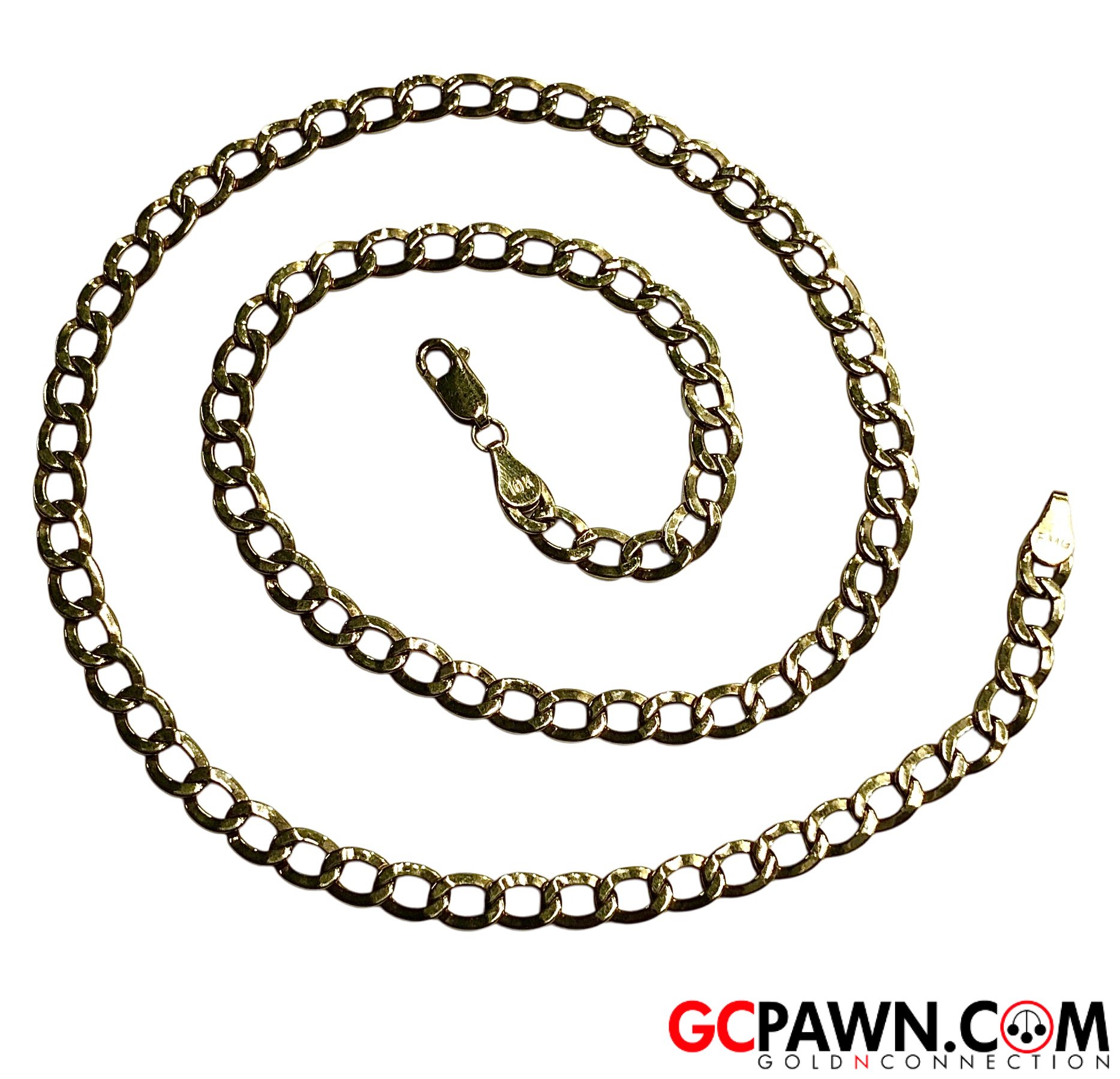 Unisex Chain 10kt Yellow Gold-img-0