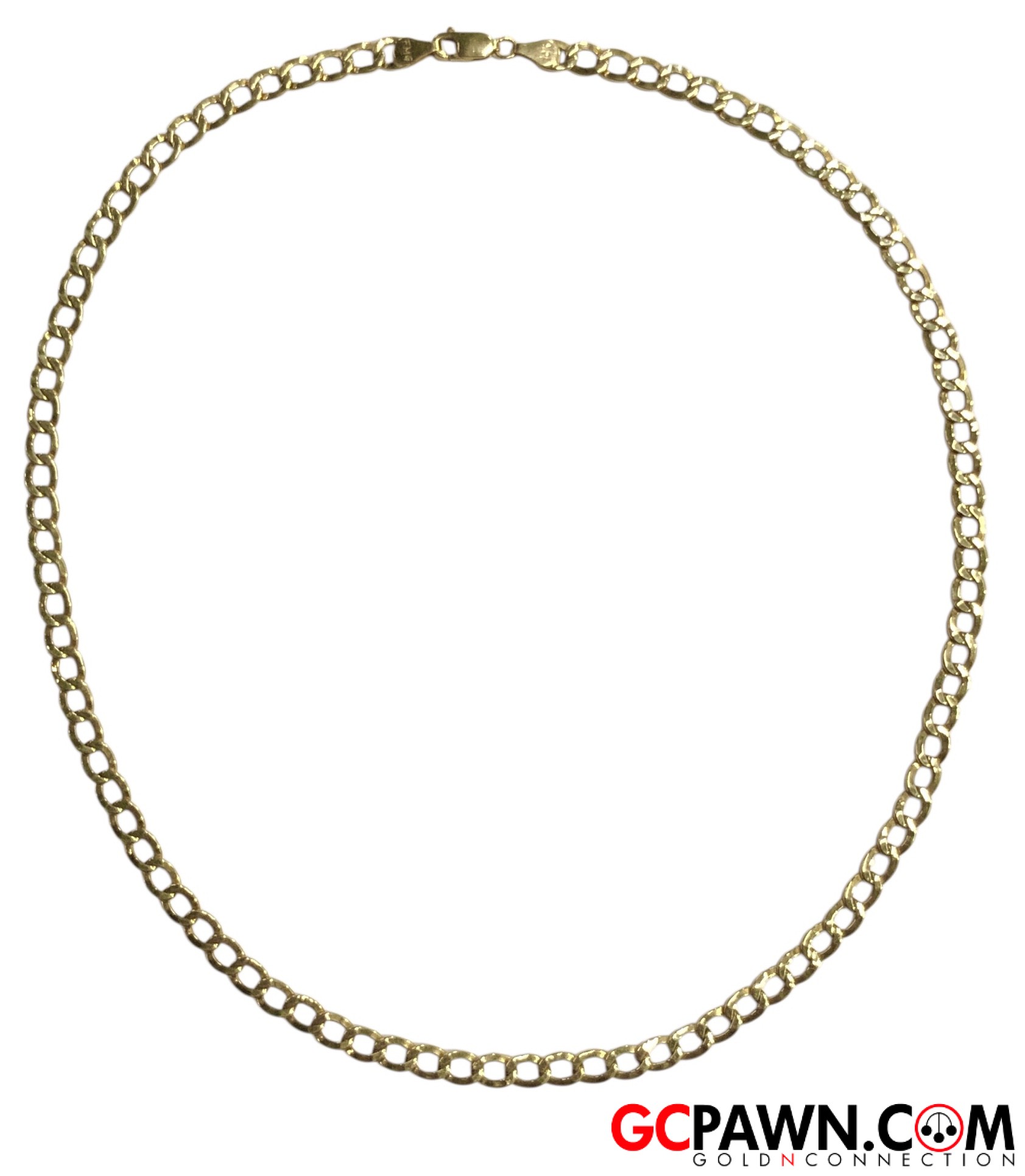 Unisex Chain 10kt Yellow Gold-img-2