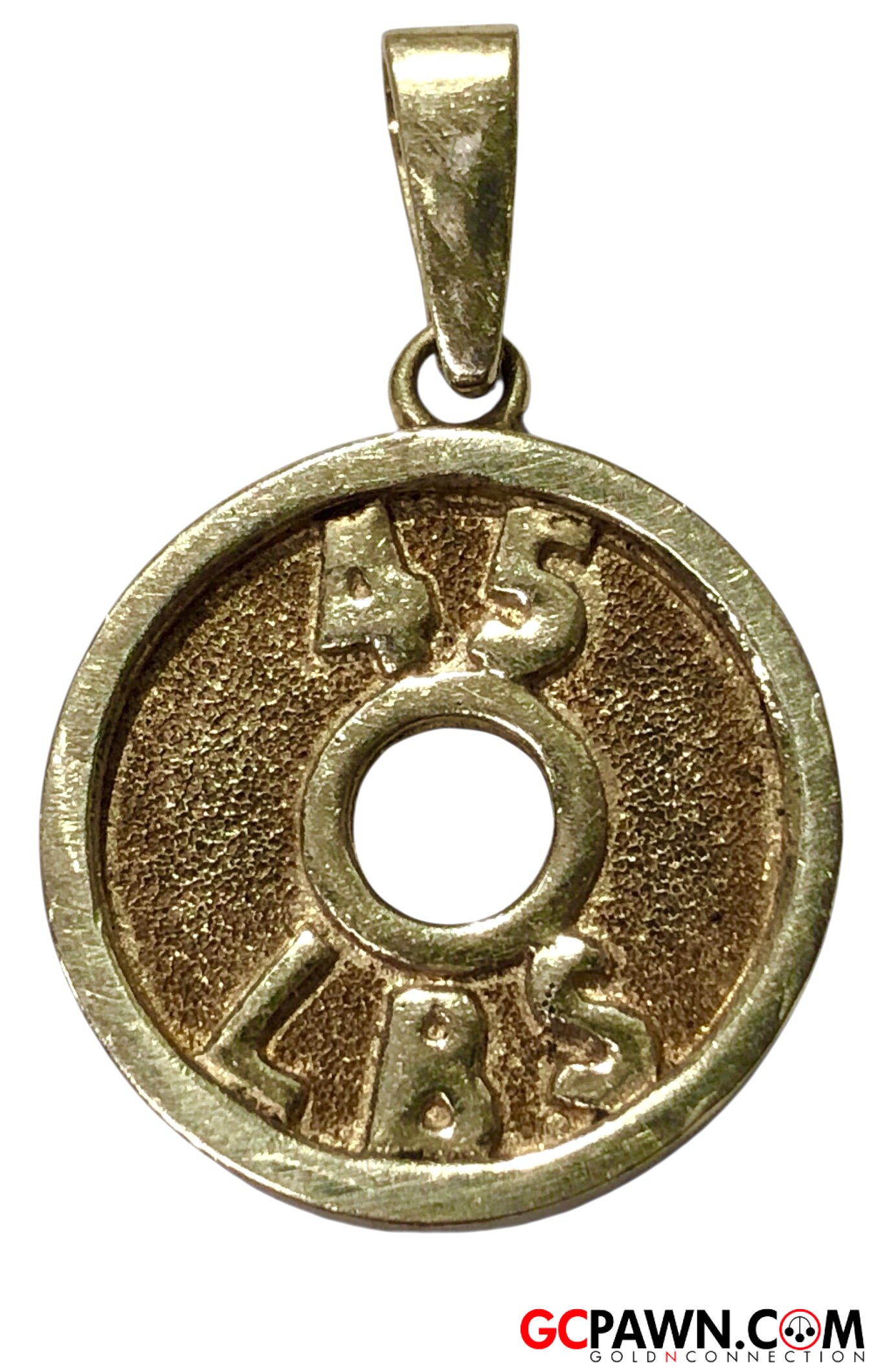 Unisex Pendant 14kt Yellow Gold-img-0