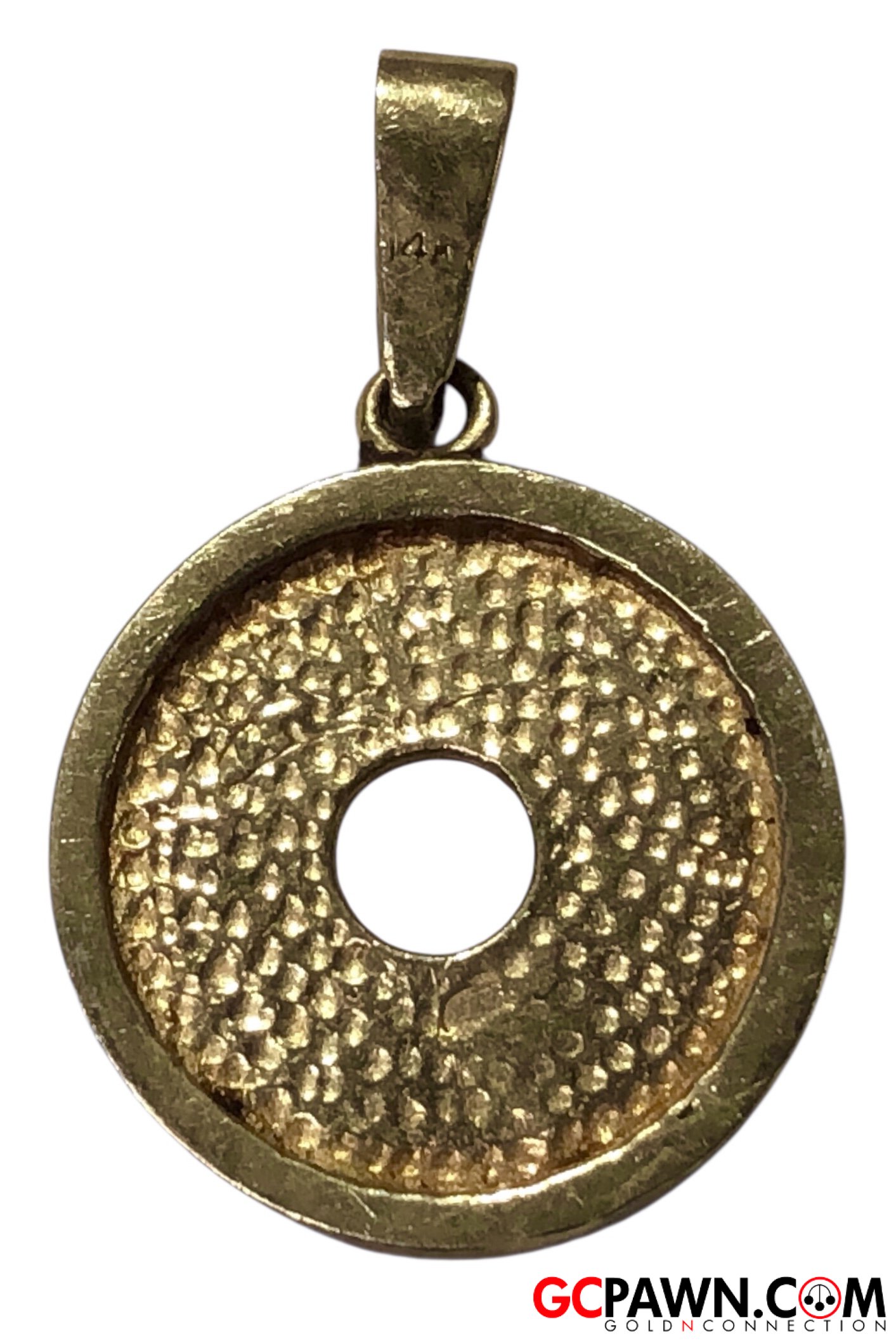 Unisex Pendant 14kt Yellow Gold-img-1