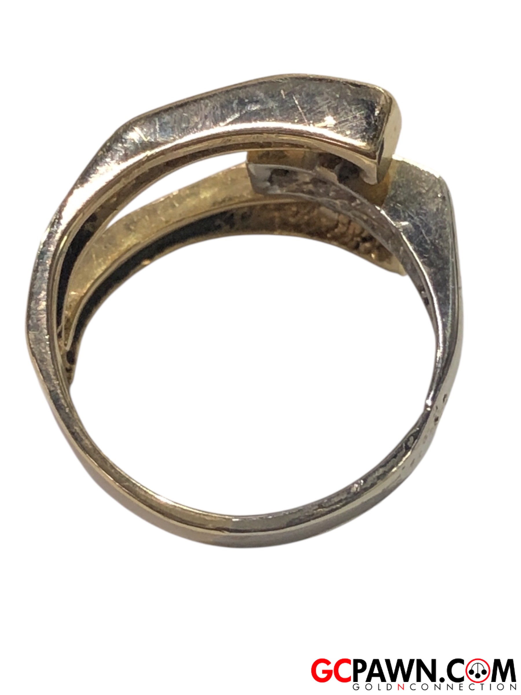 Diamond Women's Fashion Ring 14kt Yellow and White Gold-img-3