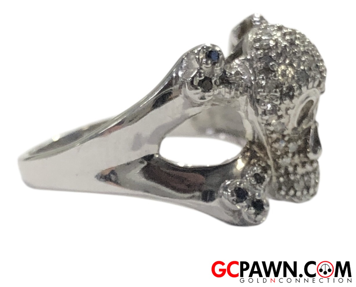 Unisex Fashion Ring 10kt White Gold-img-1