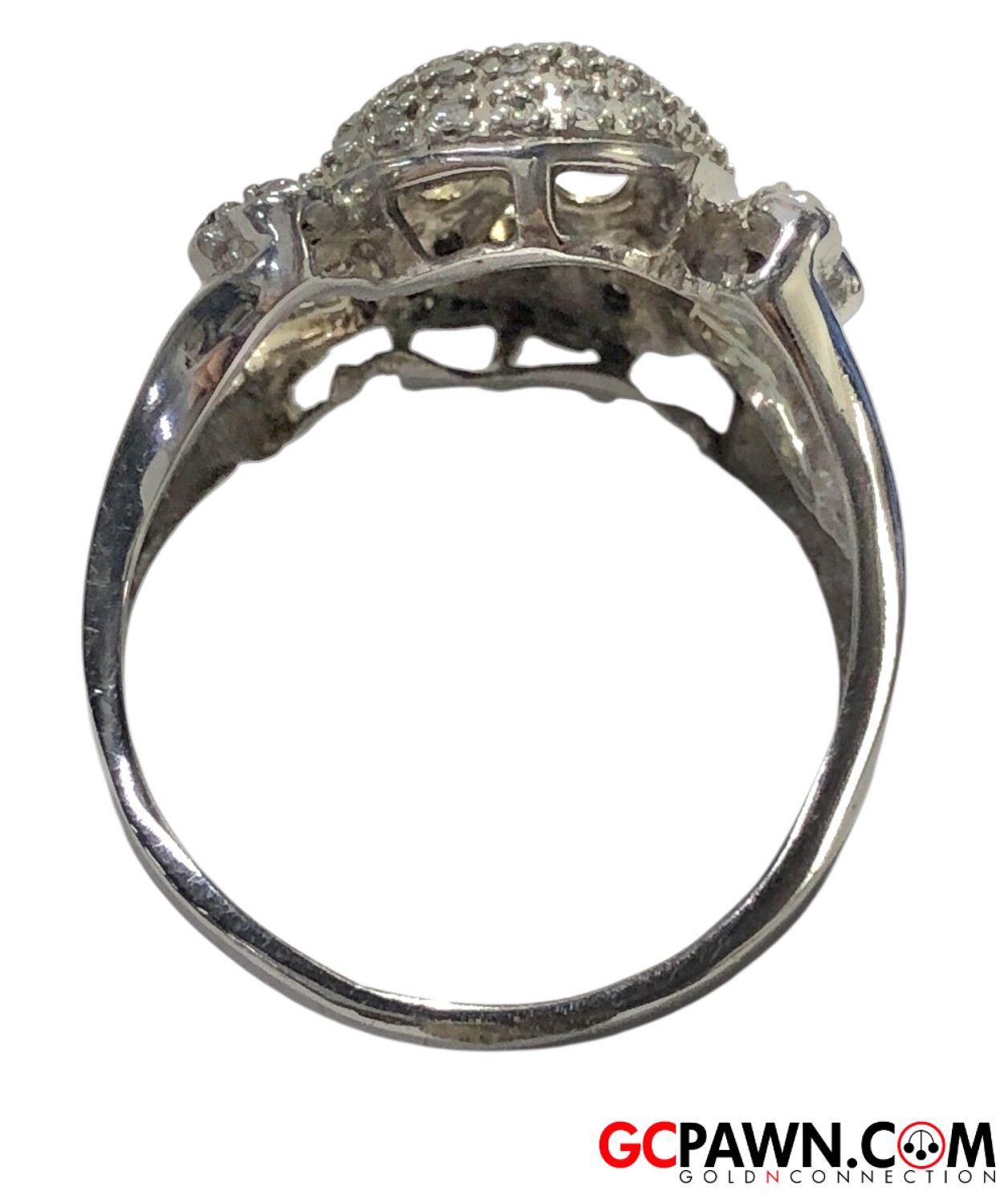 Unisex Fashion Ring 10kt White Gold-img-2