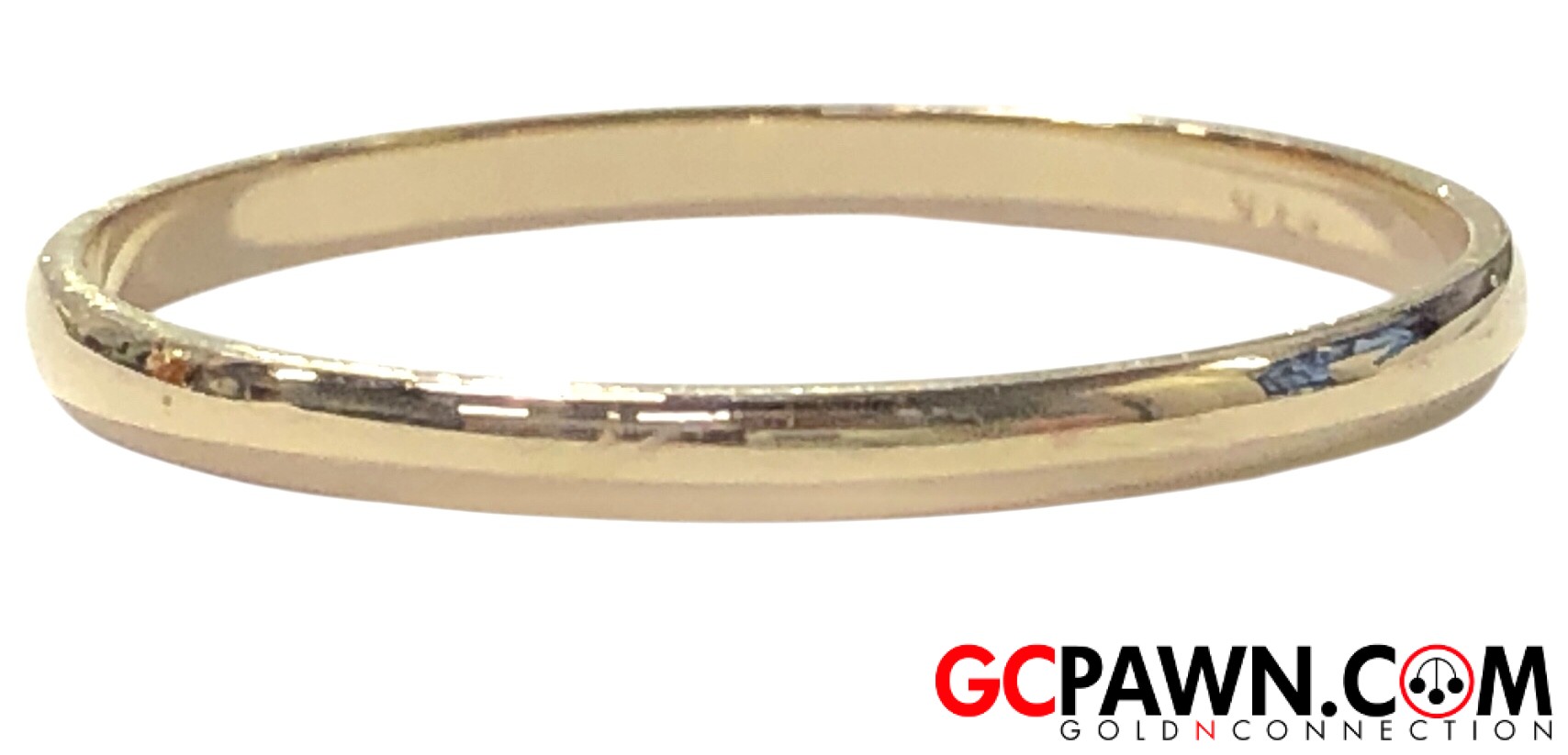 Men's Wedding band 14kt Yellow Gold-img-0