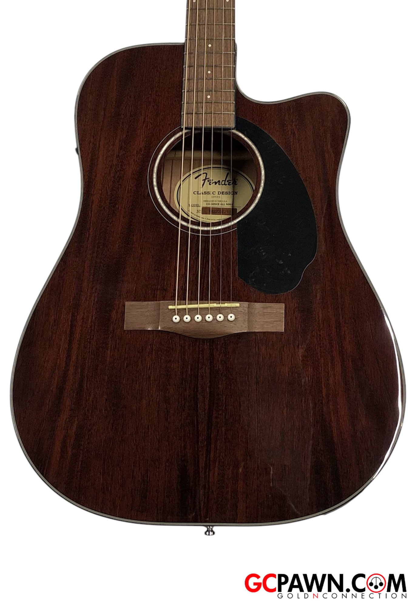 Fender CD-60SCE ALL MAH Guitar - Acoustic electric-img-0