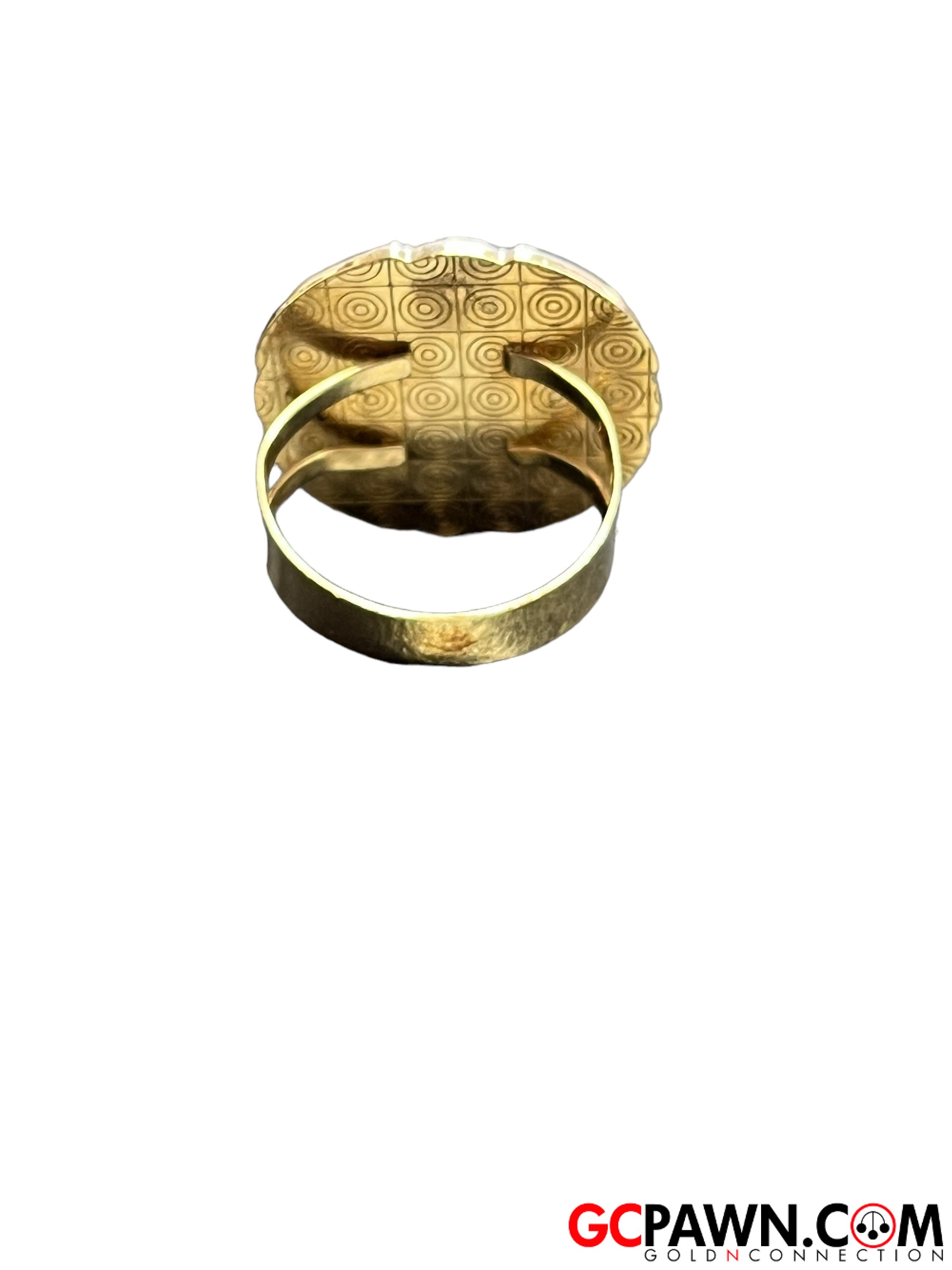 Unisex Fashion Ring 10kt Yellow Gold-img-2