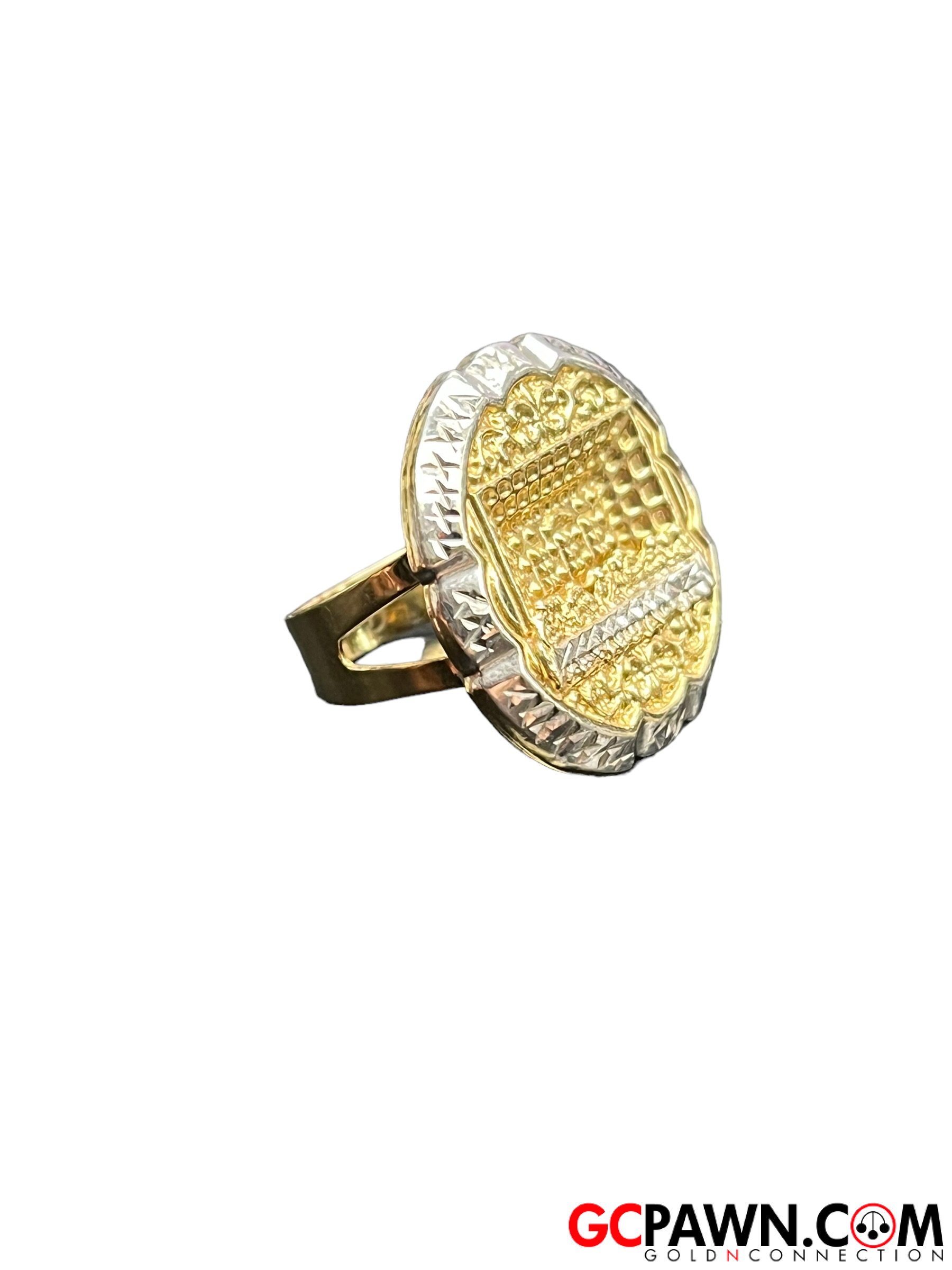 Unisex Fashion Ring 10kt Yellow Gold-img-3