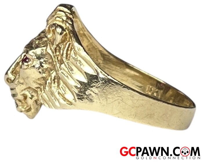 Unisex Fashion Ring 10kt Yellow Gold-img-2