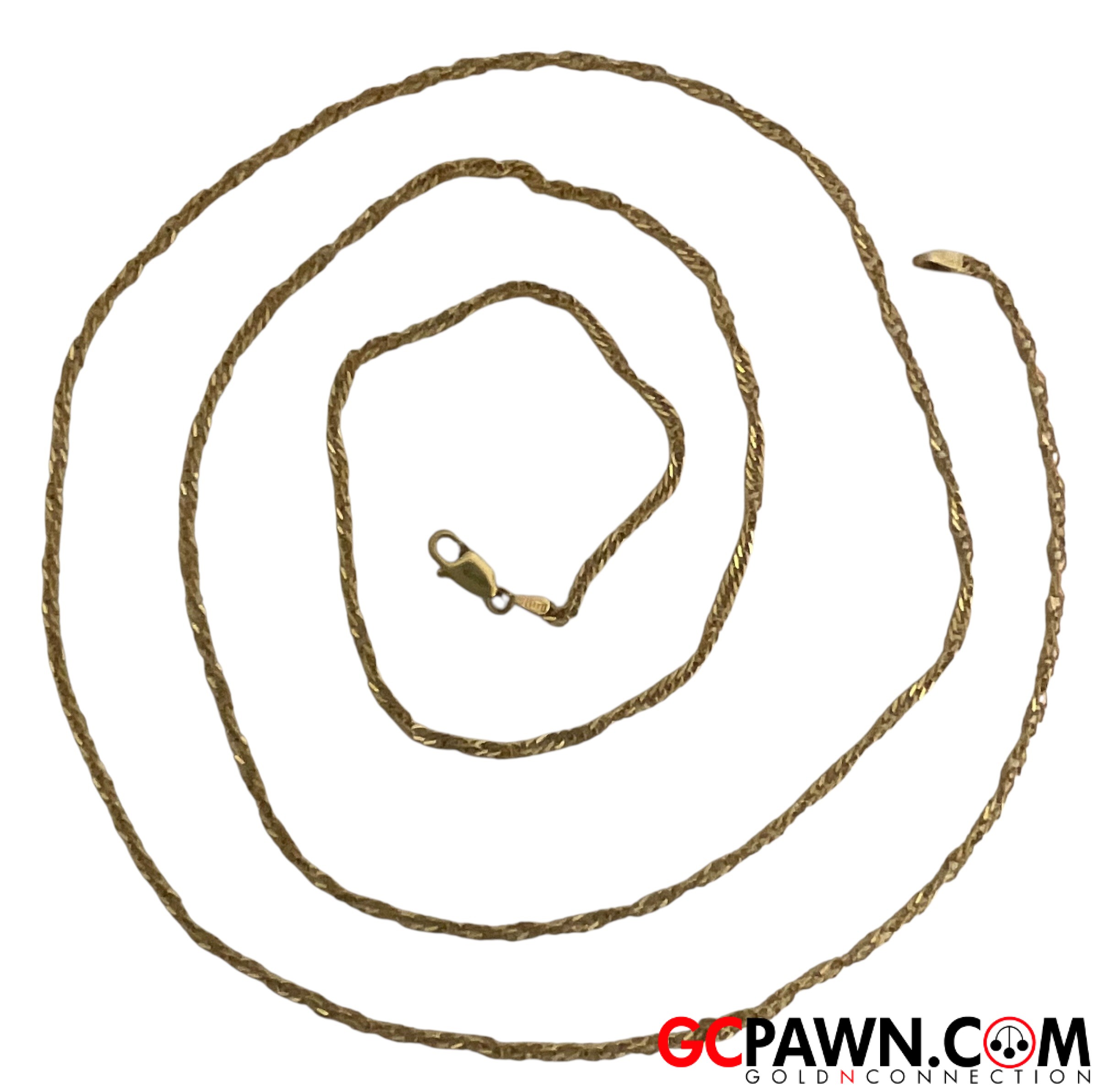 Unisex Chain 14kt Yellow Gold-img-1