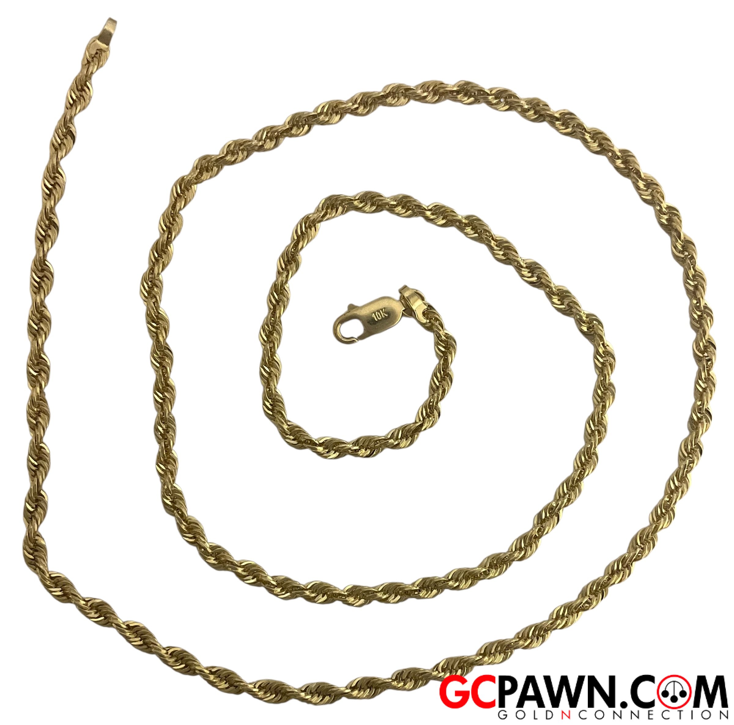 Unisex Chain 10kt Yellow Gold-img-1