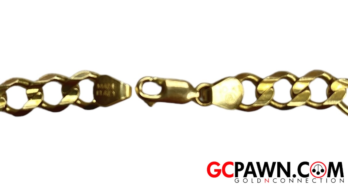 Unisex Chain 10kt Yellow Gold-img-2
