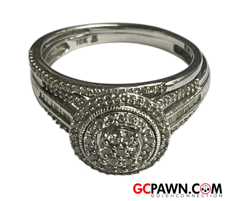 Women's Wedding set 10kt White Gold-img-0
