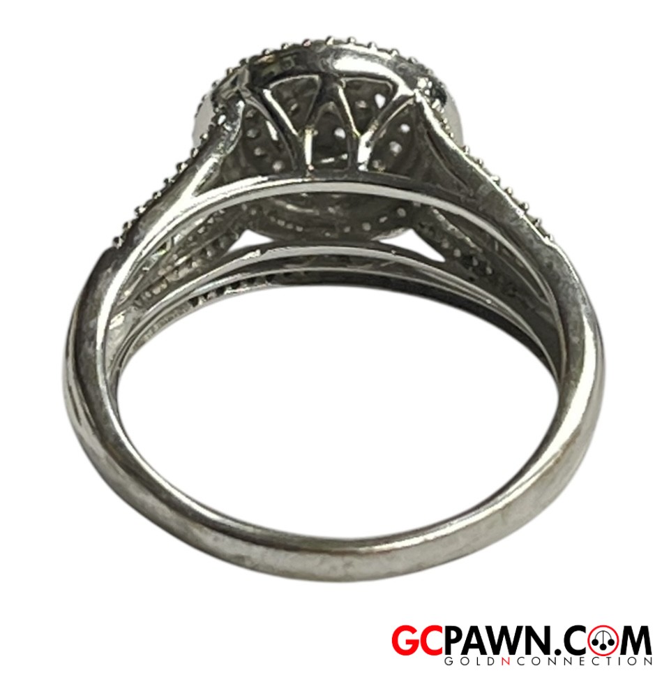 Women's Wedding set 10kt White Gold-img-2