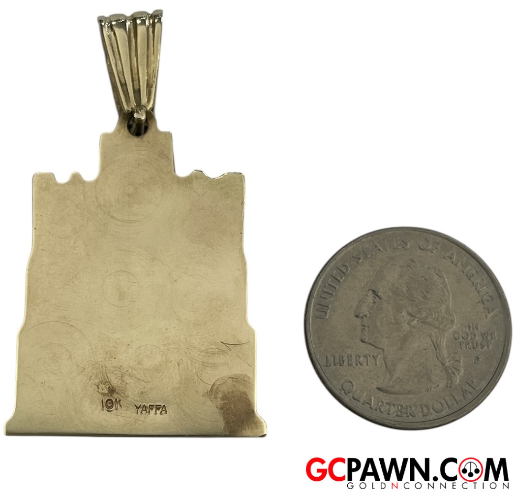 Unisex Charm 10kt Yellow Gold-img-1