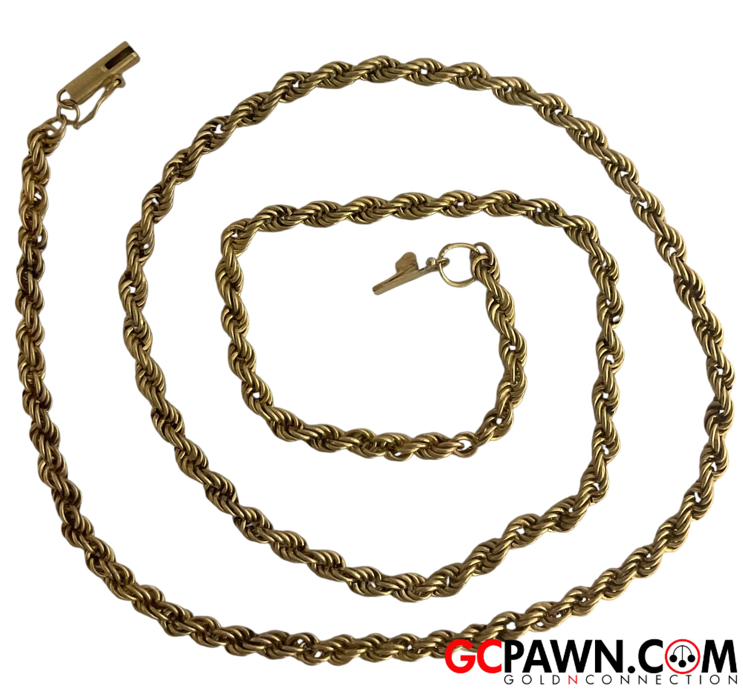 Unisex Chain 14kt Yellow Gold-img-1