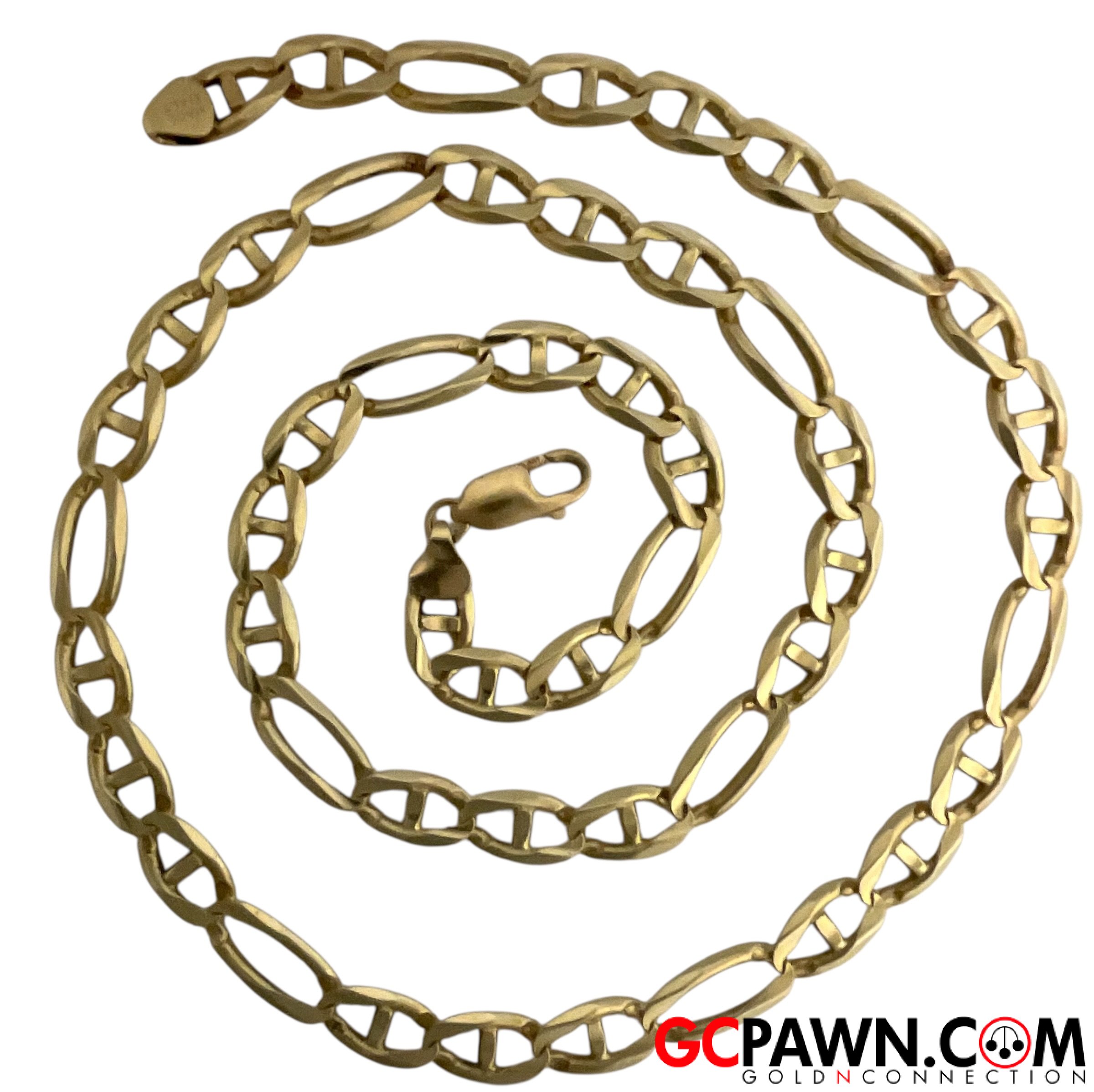Unisex Chain 10kt Yellow Gold-img-1