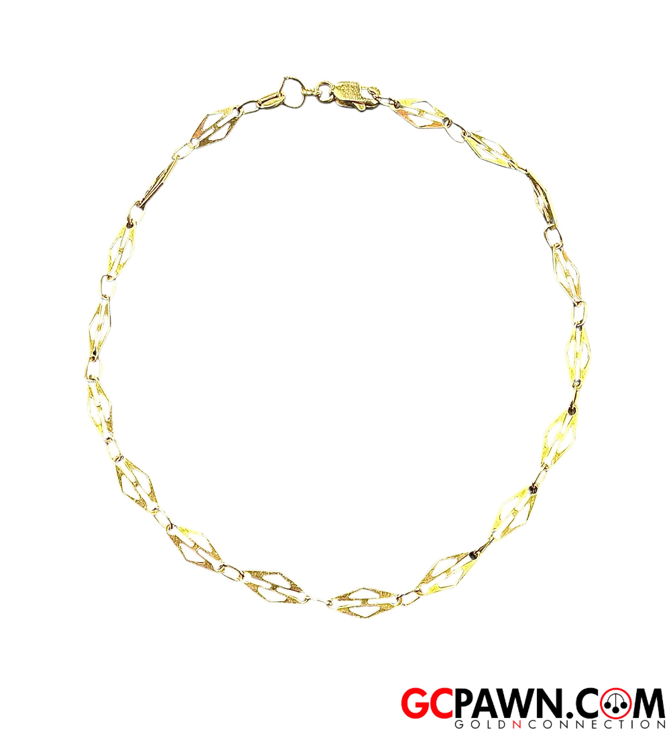 Women's Anklet 14kt Yellow Gold-img-0