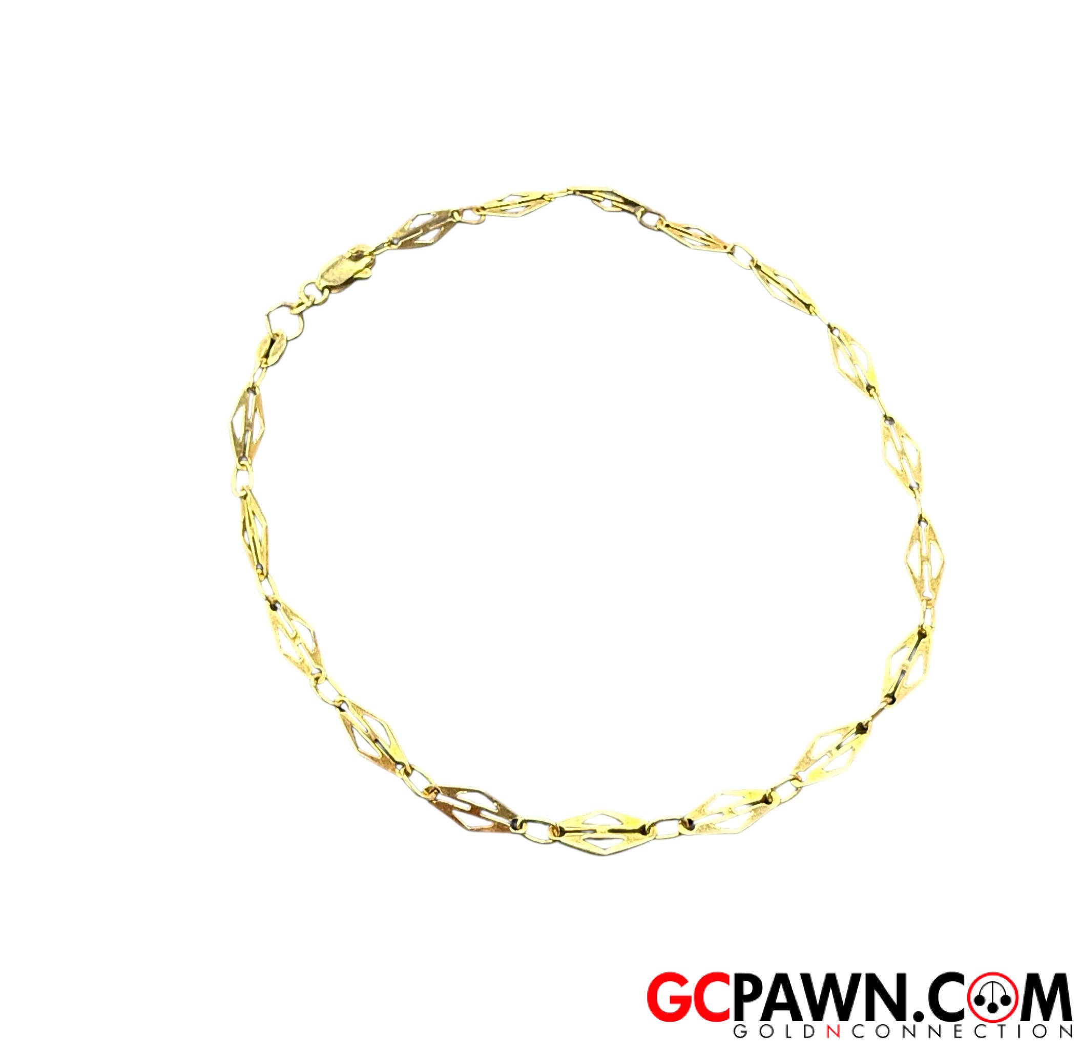Women's Anklet 14kt Yellow Gold-img-1
