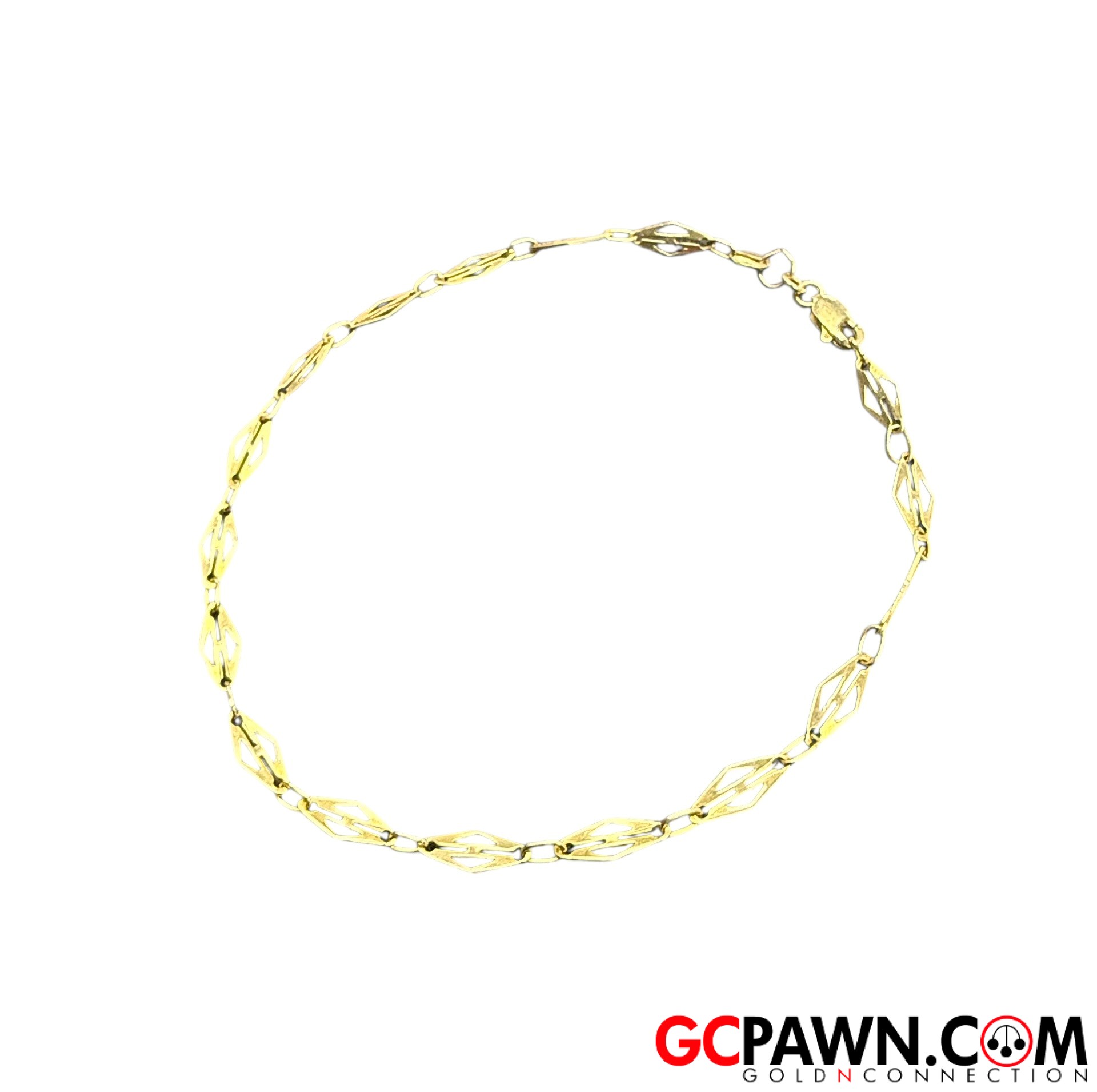 Women's Anklet 14kt Yellow Gold-img-2
