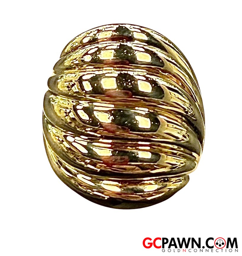 David Yurman Women's Fashion Ring 18kt Yellow Gold-img-0