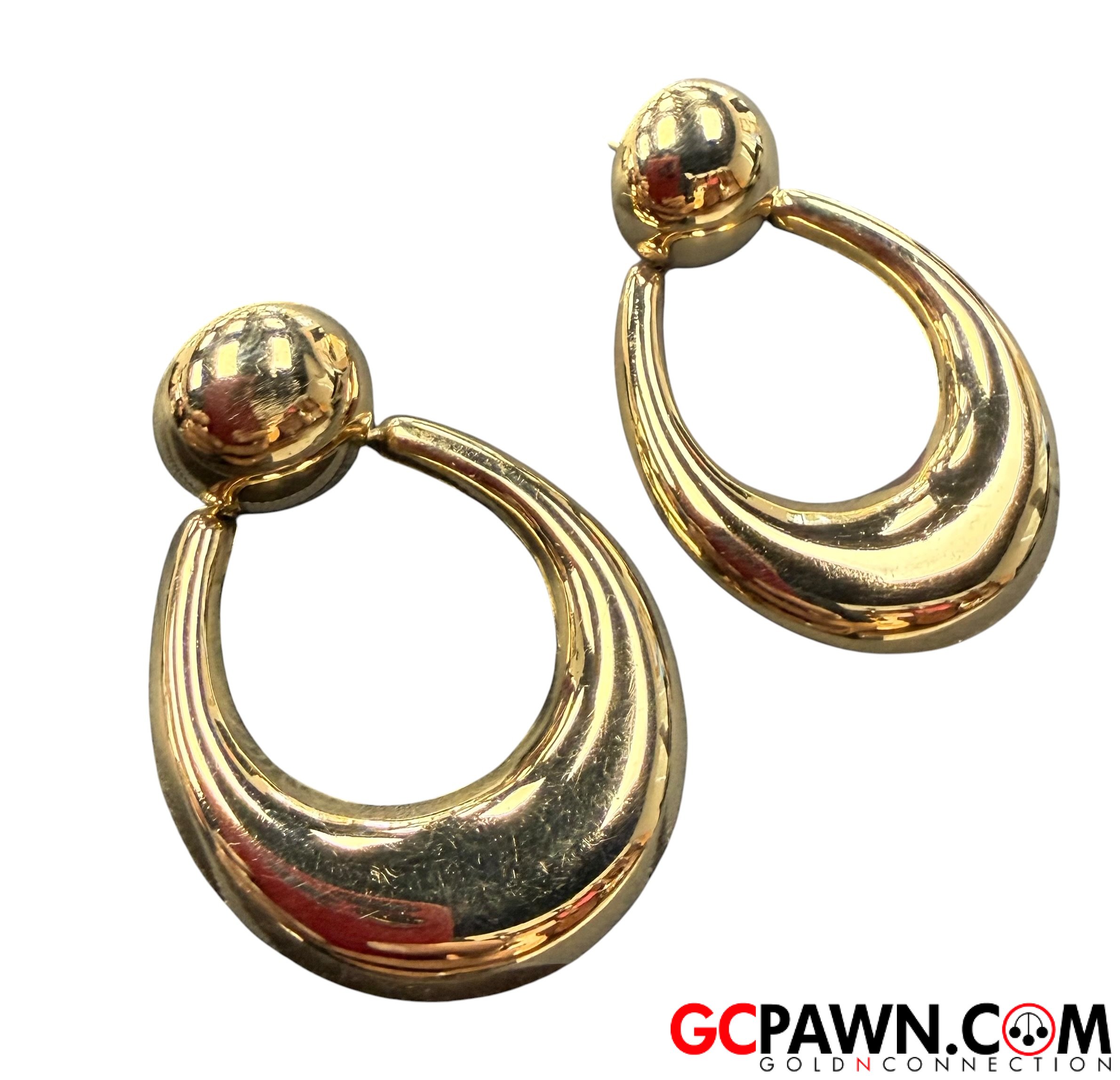 Women's Earrings 14kt Yellow Gold-img-1