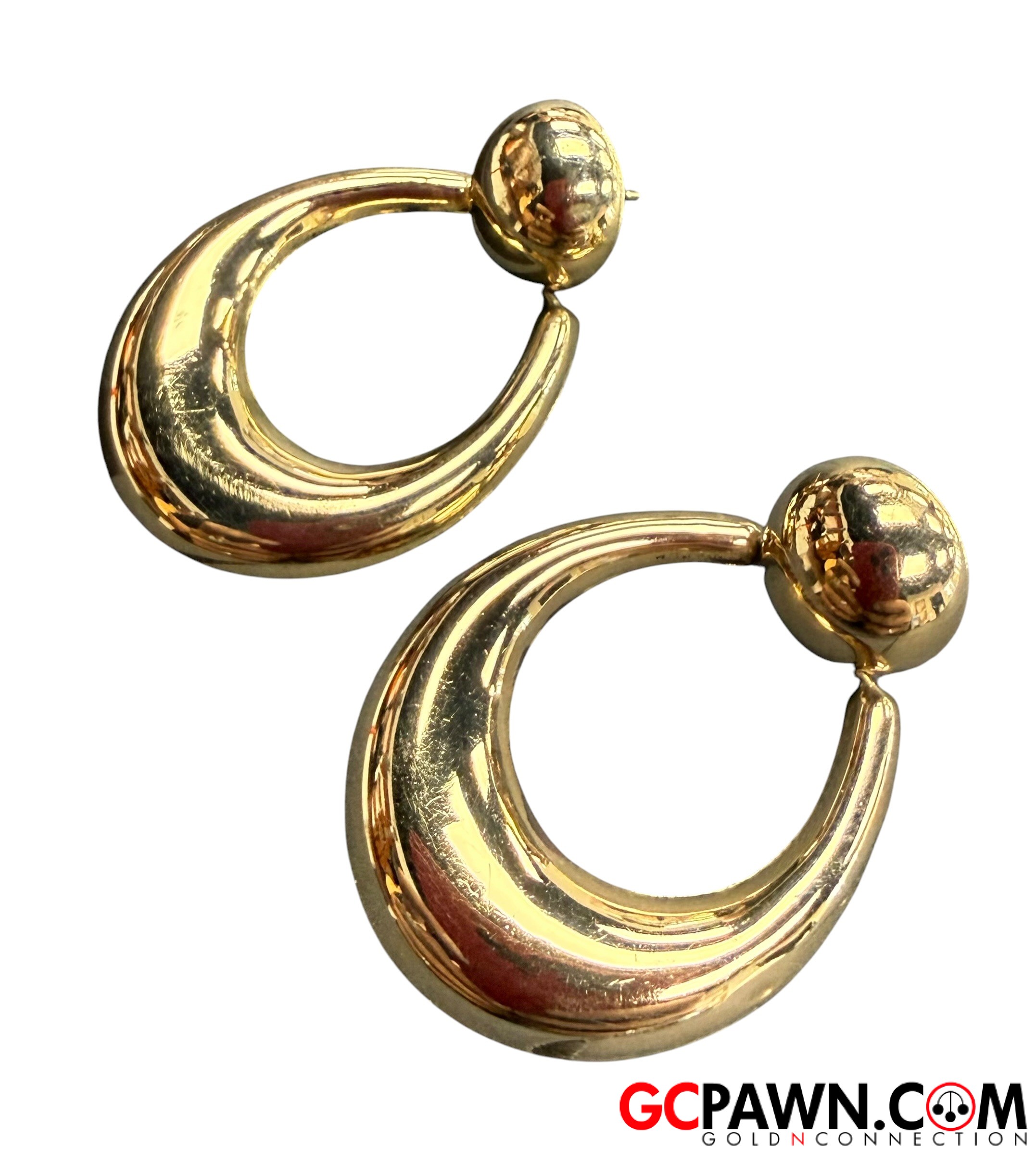 Women's Earrings 14kt Yellow Gold-img-2