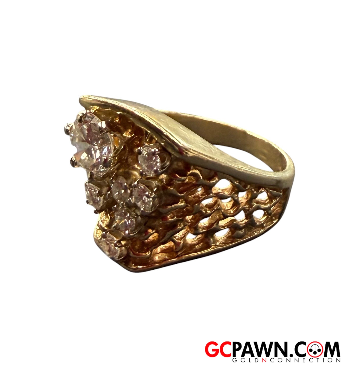 Women's Fashion Ring 14kt Yellow Gold-img-2