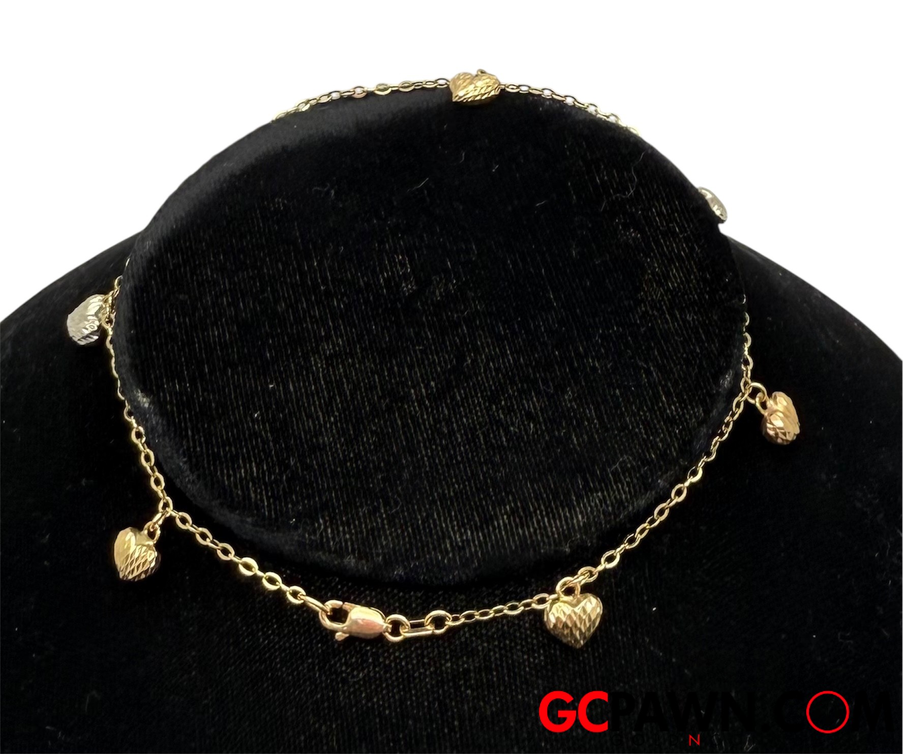 Na  White Anklet 14kt Yellow-img-1