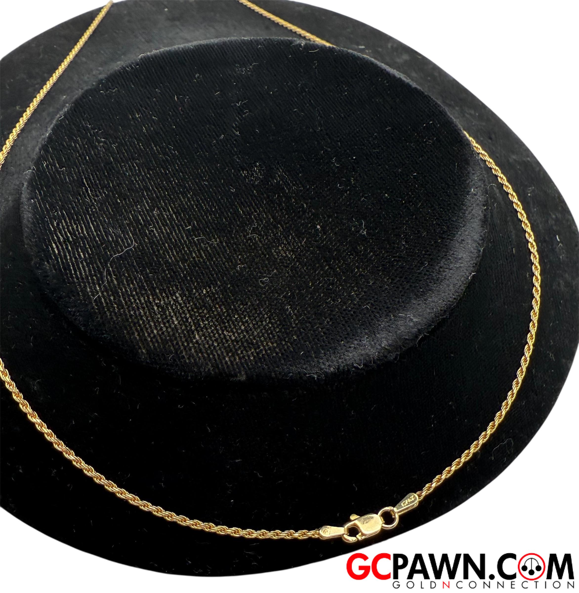 .20 Women's Necklace 14kt Yellow Gold-img-1