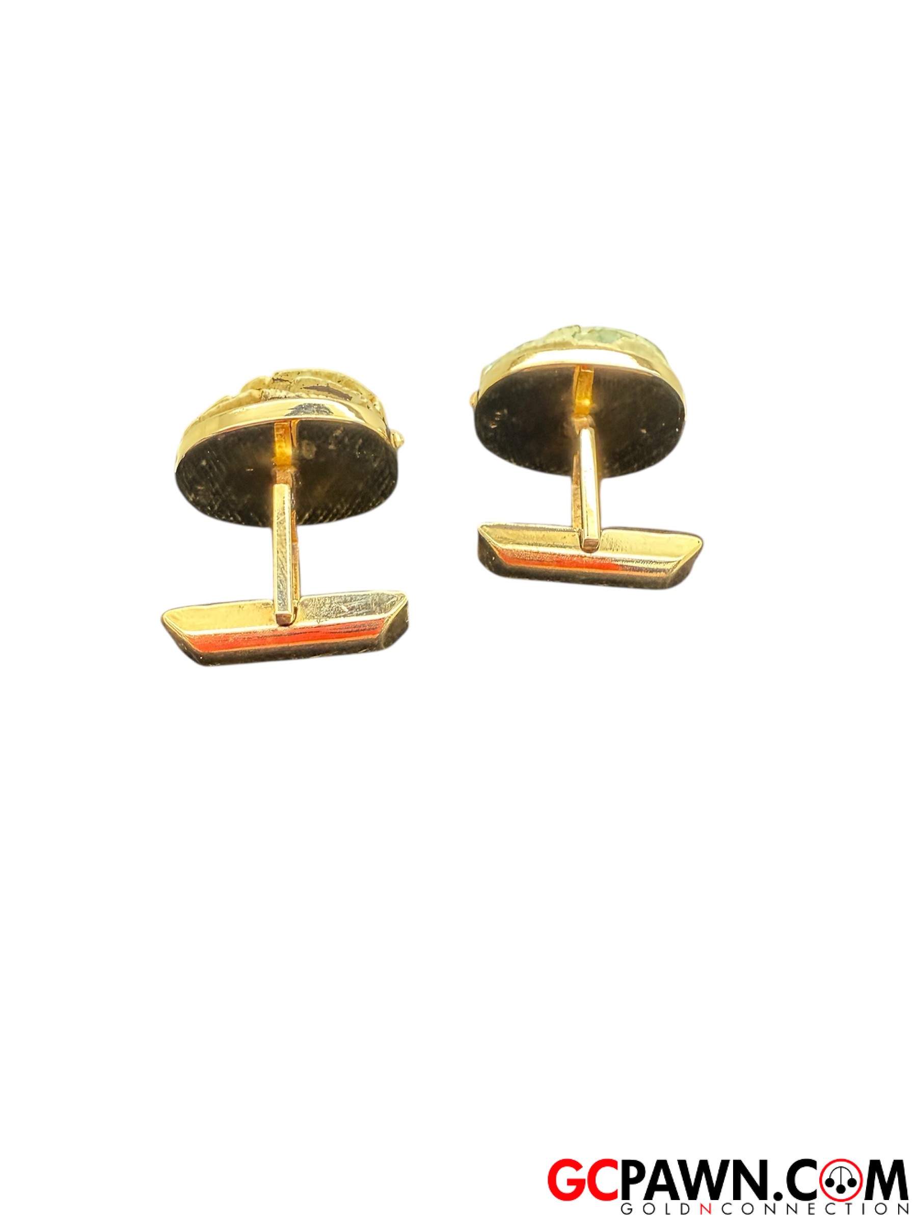 Men's Cufflinks 14kt Yellow Gold-img-2