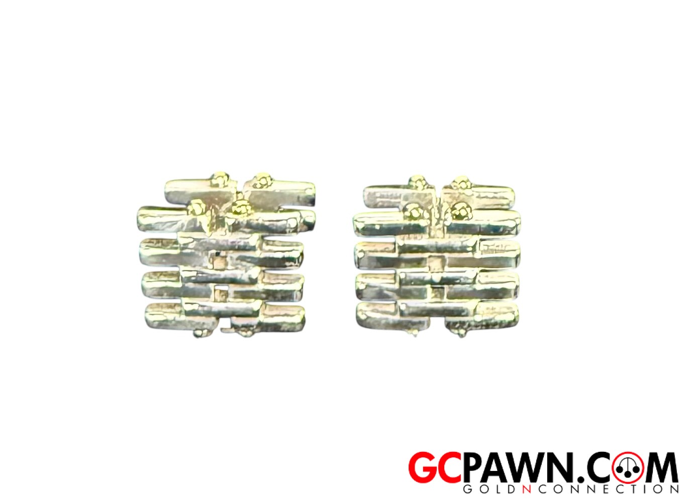 Tiffany & Co. Men's Cufflinks .925 Silver and Gold-img-0