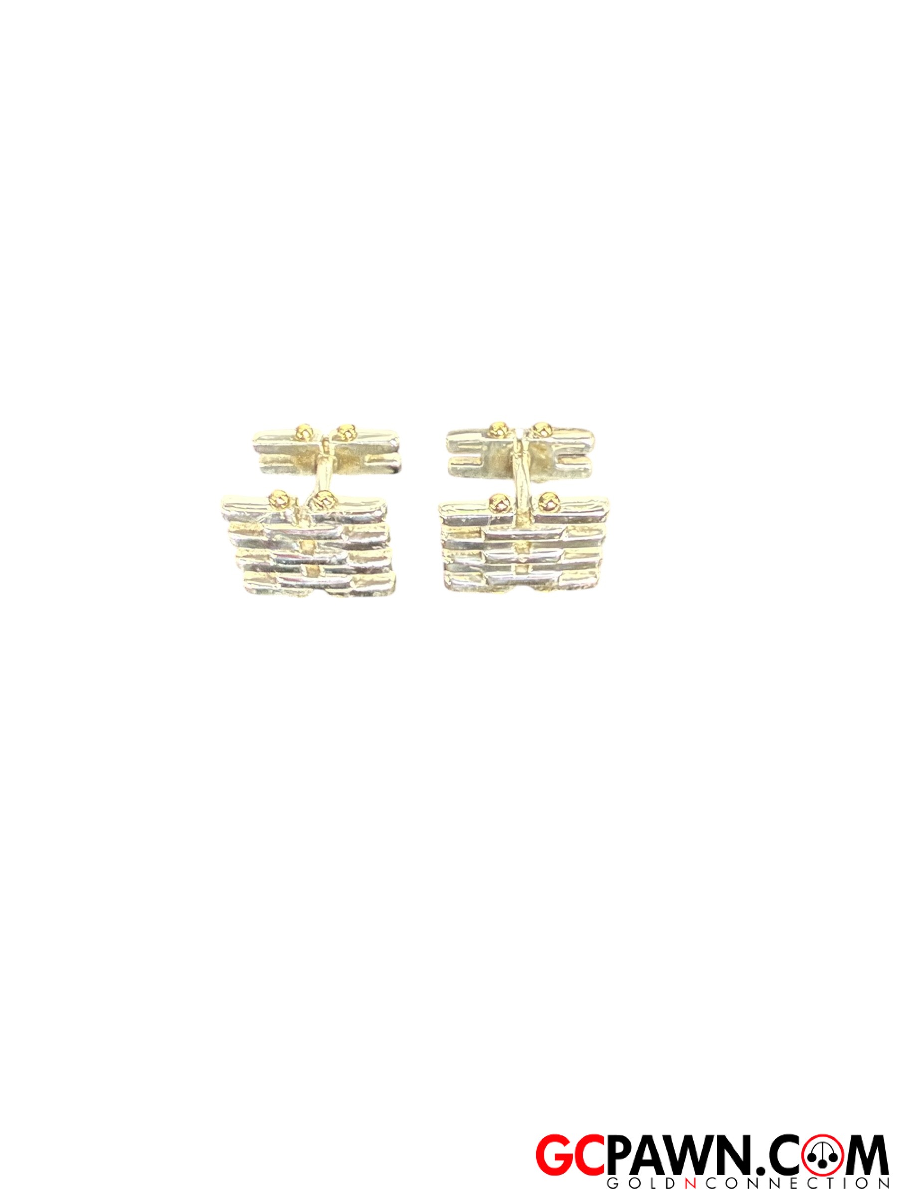 Tiffany & Co. Men's Cufflinks .925 Silver and Gold-img-1