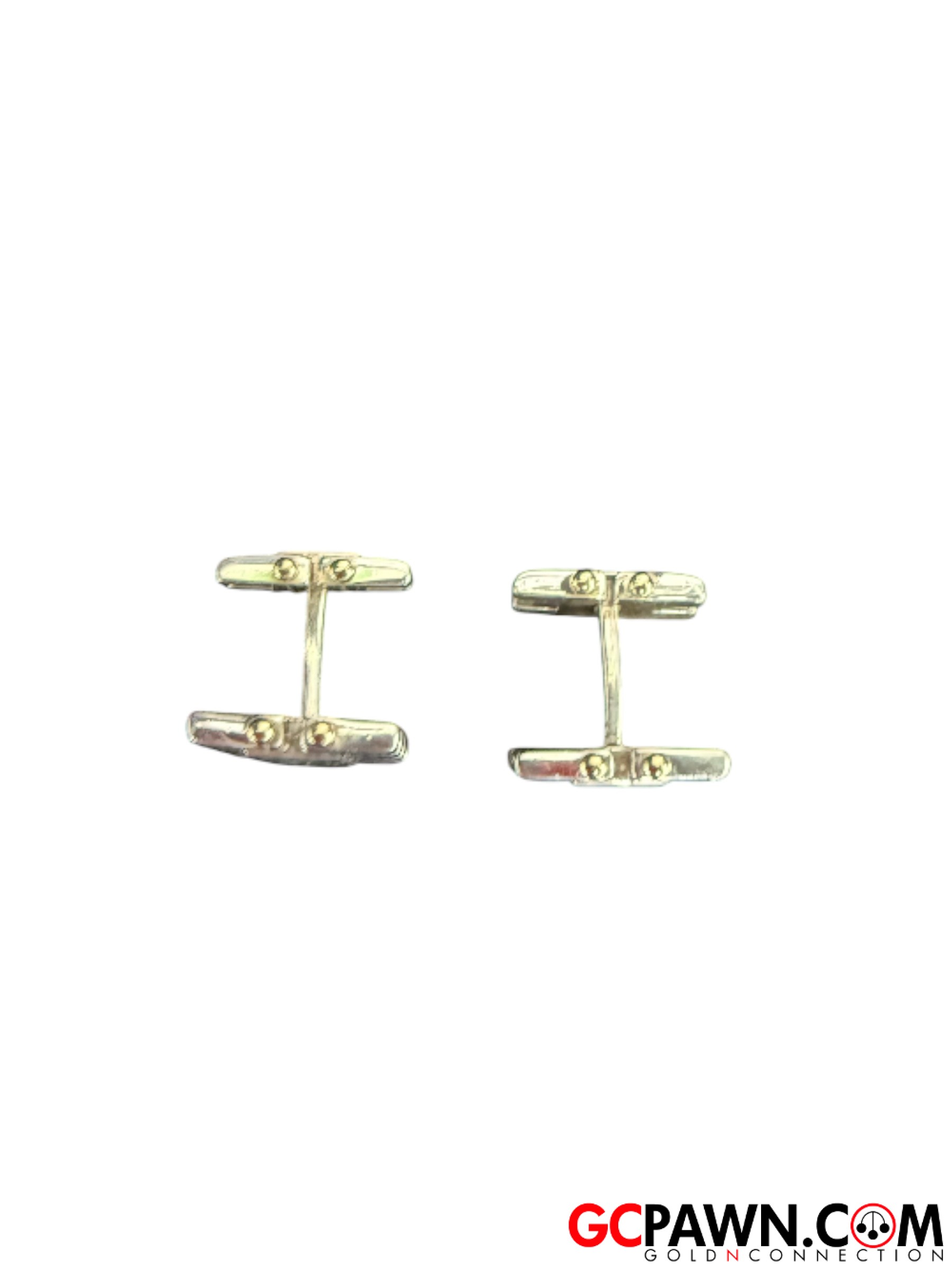 Tiffany & Co. Men's Cufflinks .925 Silver and Gold-img-2