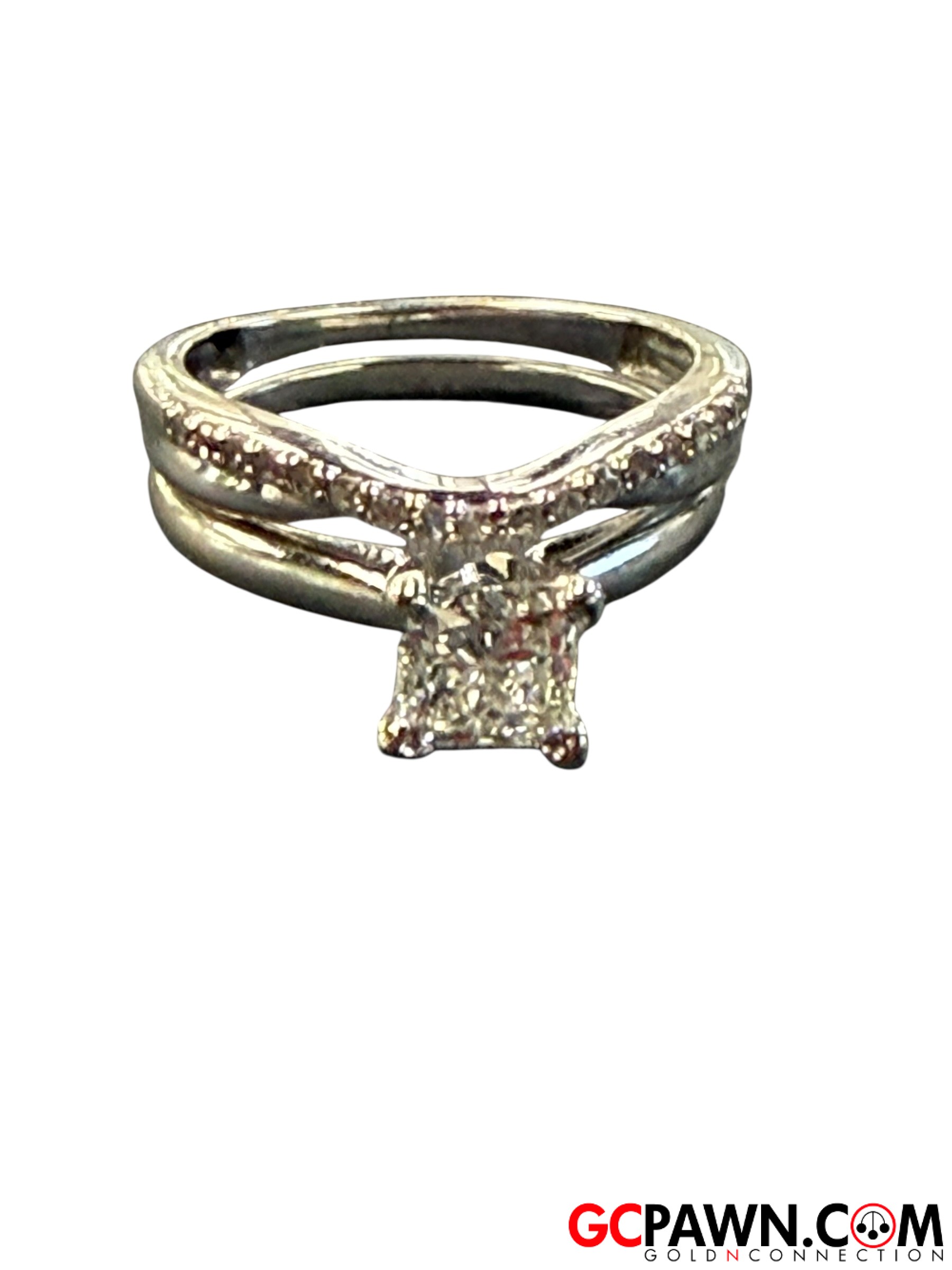 Women's Wedding set 14kt White Gold-img-0