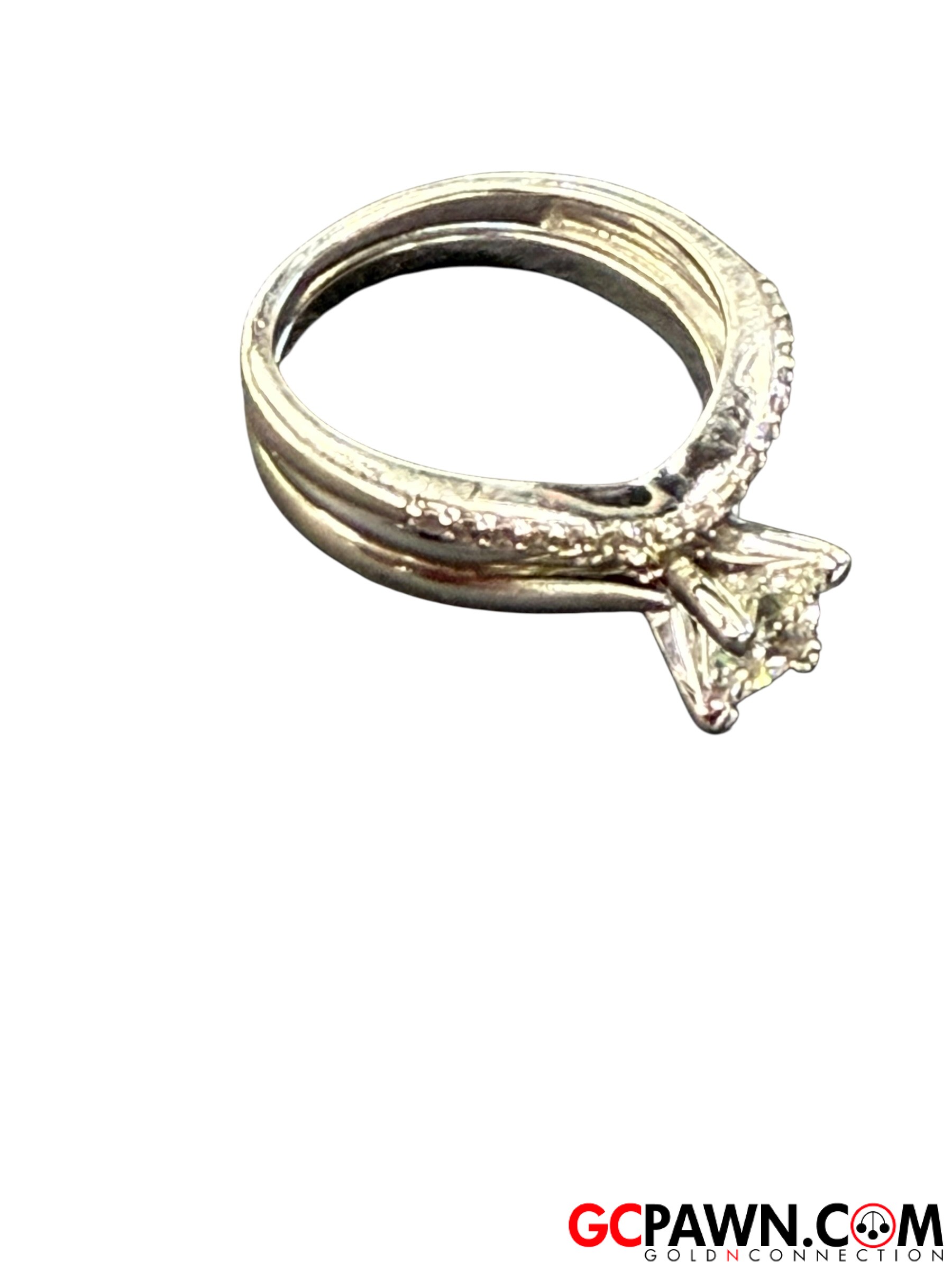 Women's Wedding set 14kt White Gold-img-1