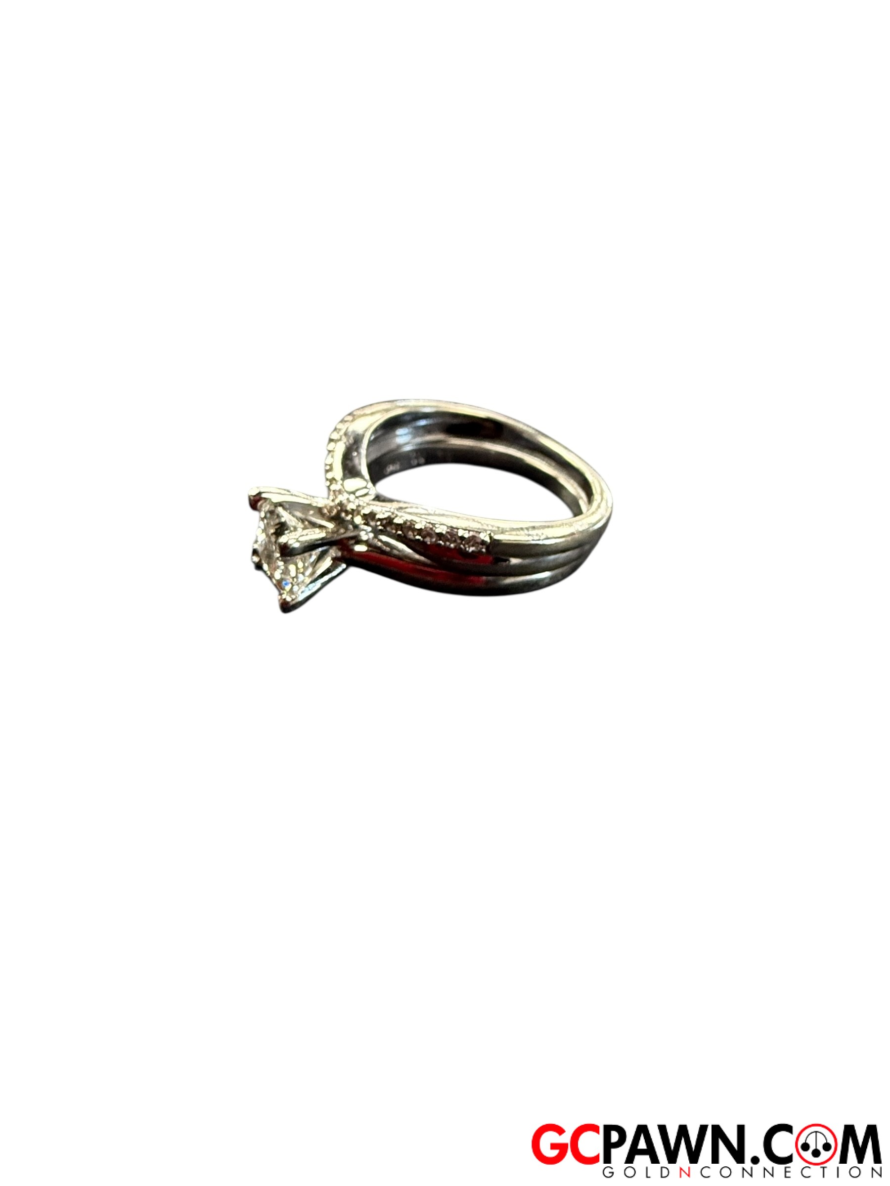 Women's Wedding set 14kt White Gold-img-2
