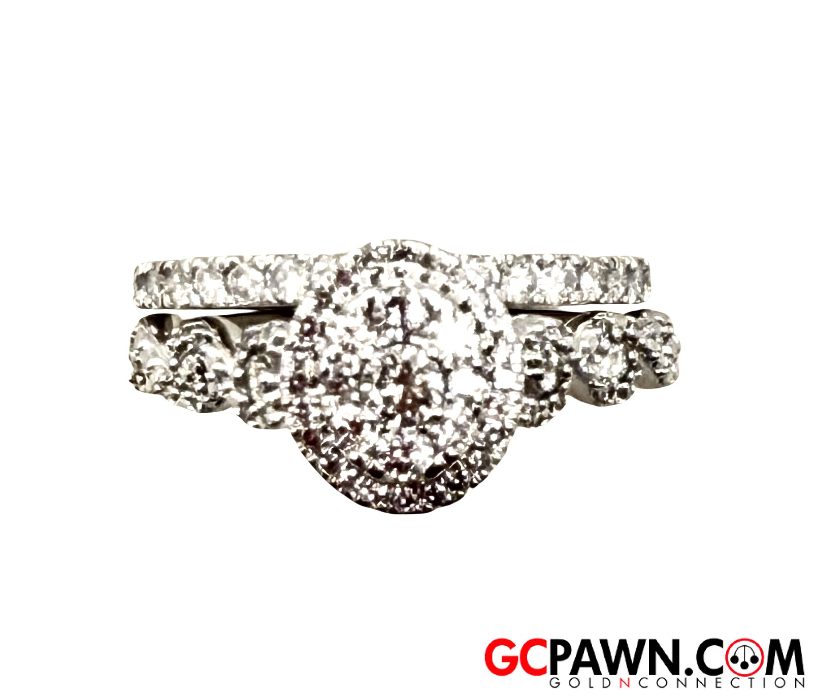 Women's Wedding set 10kt White Gold-img-0